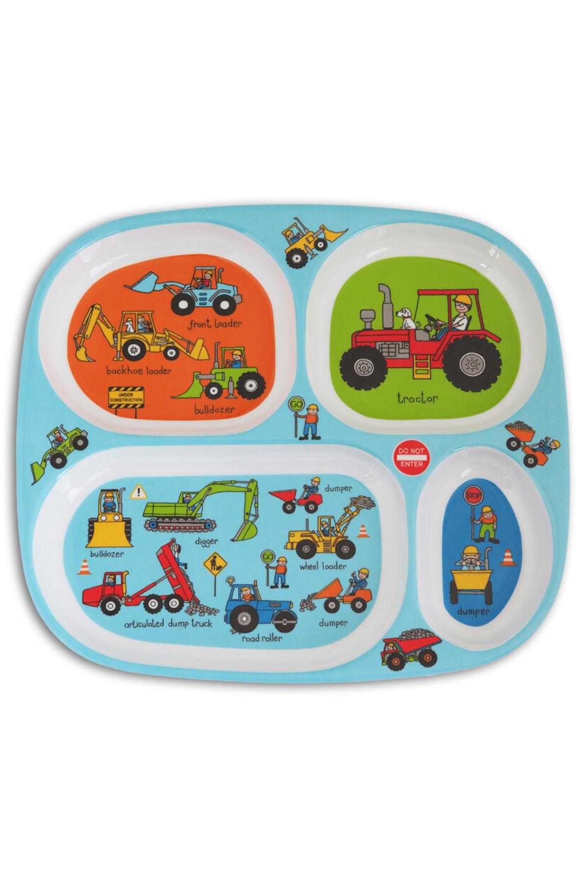 TYRRELL KATZ BEBEKLER İÇİN MİNİ BÖLMELİ TABAK / WHEELS Çok Renkli