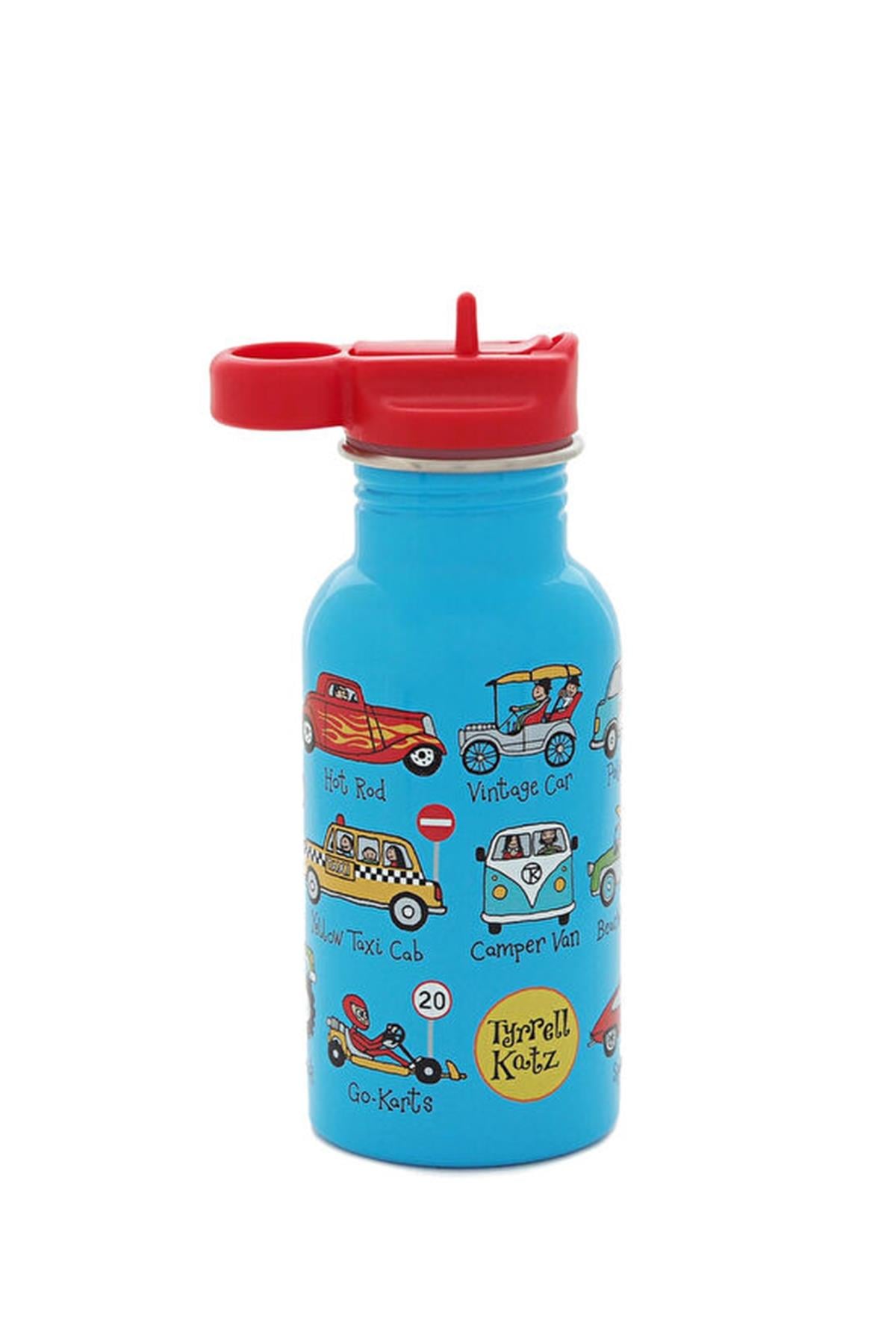 TYRRELL KATZ CARS PİPETLİ ÇELİK MATARA 400ML Çok Renkli
