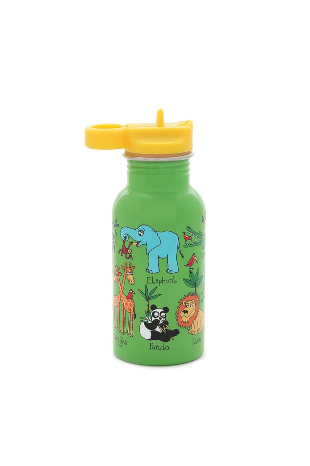 TYRRELL KATZ JUNGLE PİPETLİ ÇELİK MATARA 400ML Çok Renkli