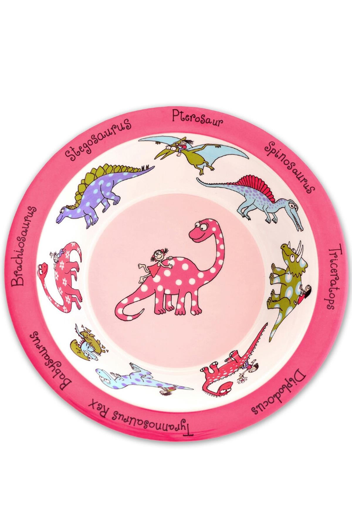 TYRRELL KATZ MELAMİN KASE PINK DINO Çok Renkli