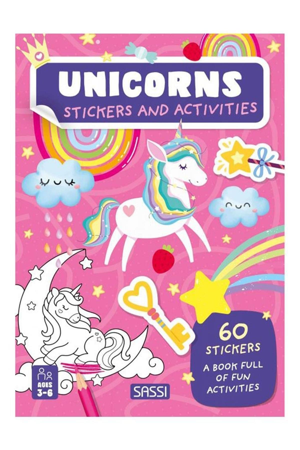 Unicorns - Sticker and Activities Çok Renkli