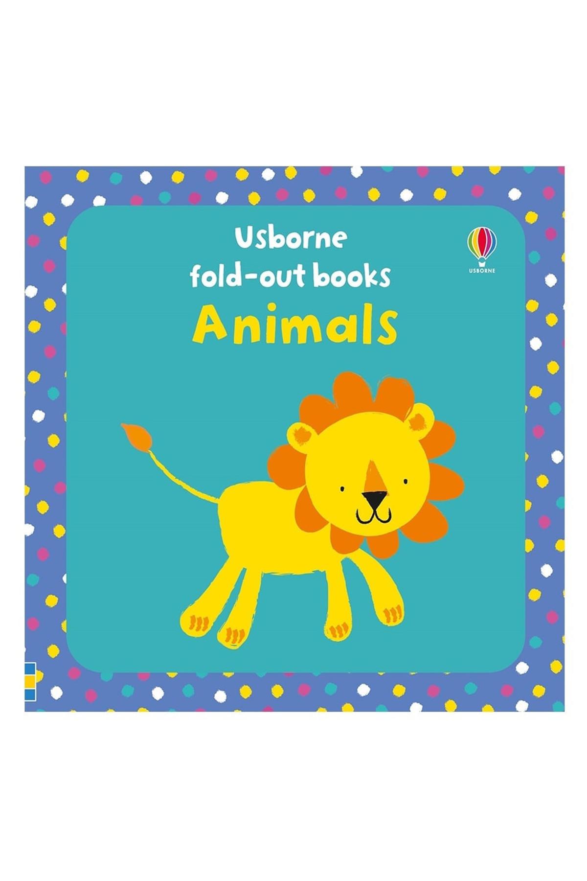 Usborne / FOLD-OUT BOOKS ANIMALS Çok Renkli
