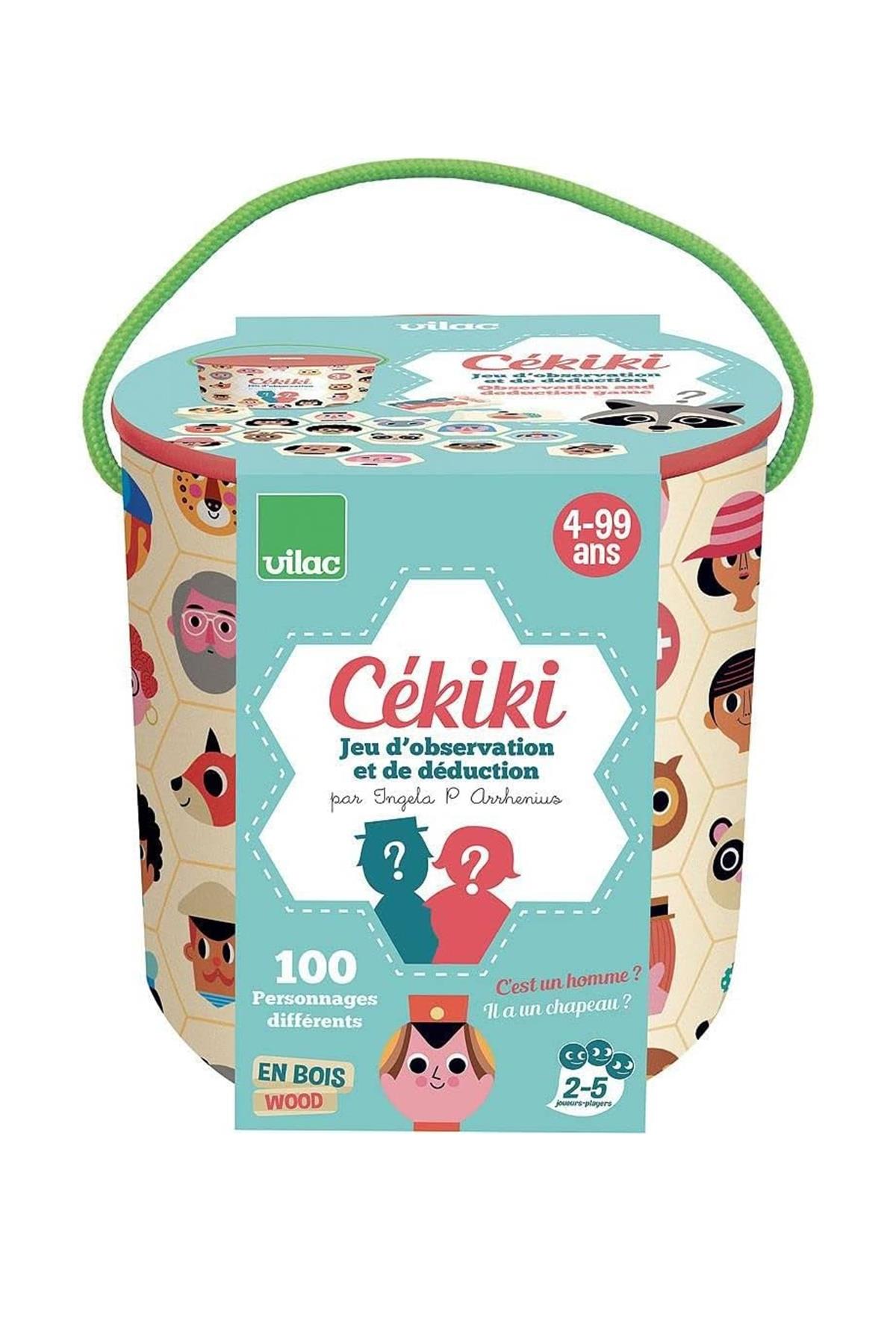 Vilac - Cékiki Observation and Deduction Games - Gözlem ve Çıkarım Oyunu - Ingela P.Arrhenius Mavi