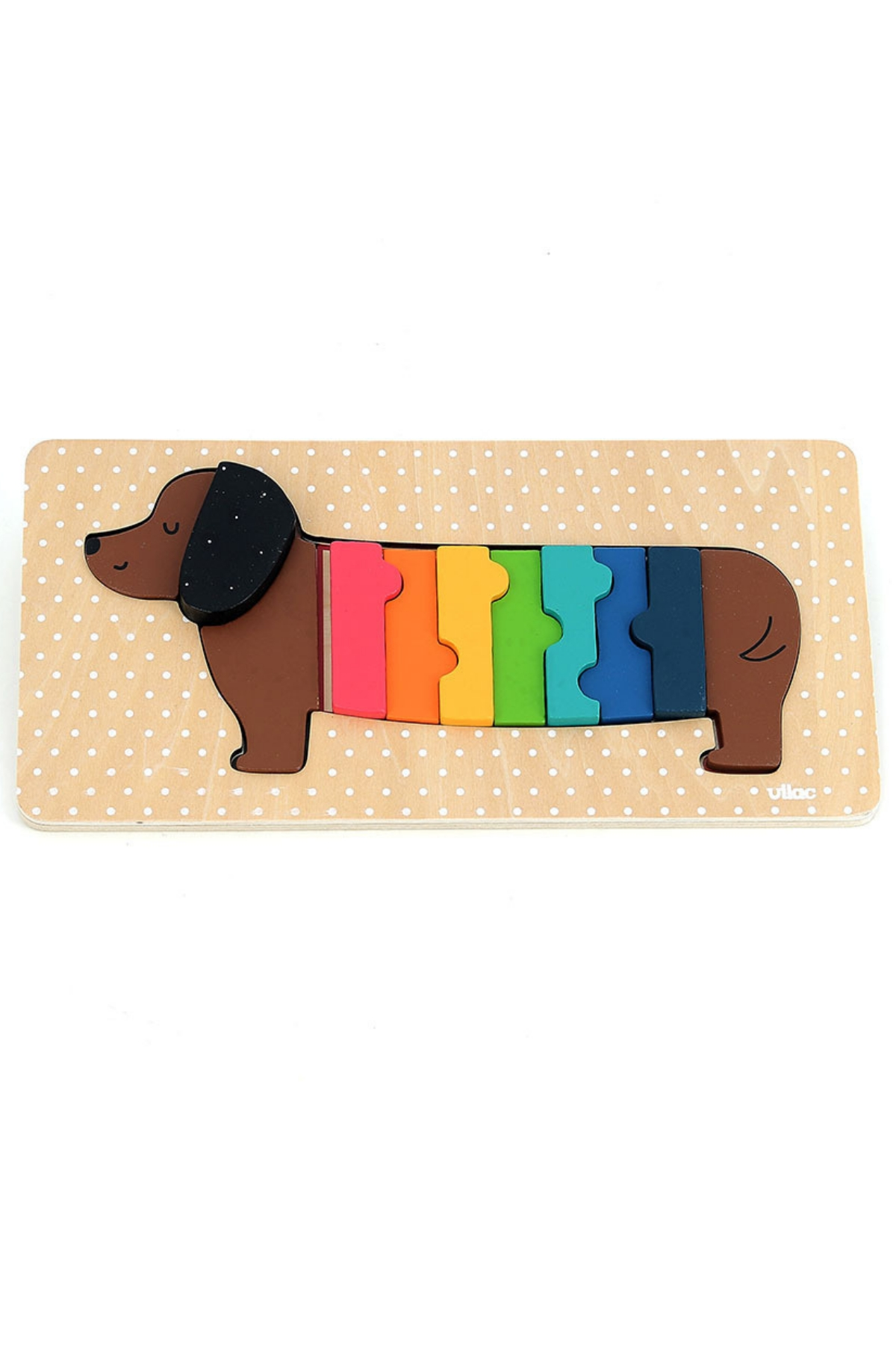 Vilac - Dog wooden puzzle - Ahşap Köpek Puzzle - Andy Westface Çok Renkli