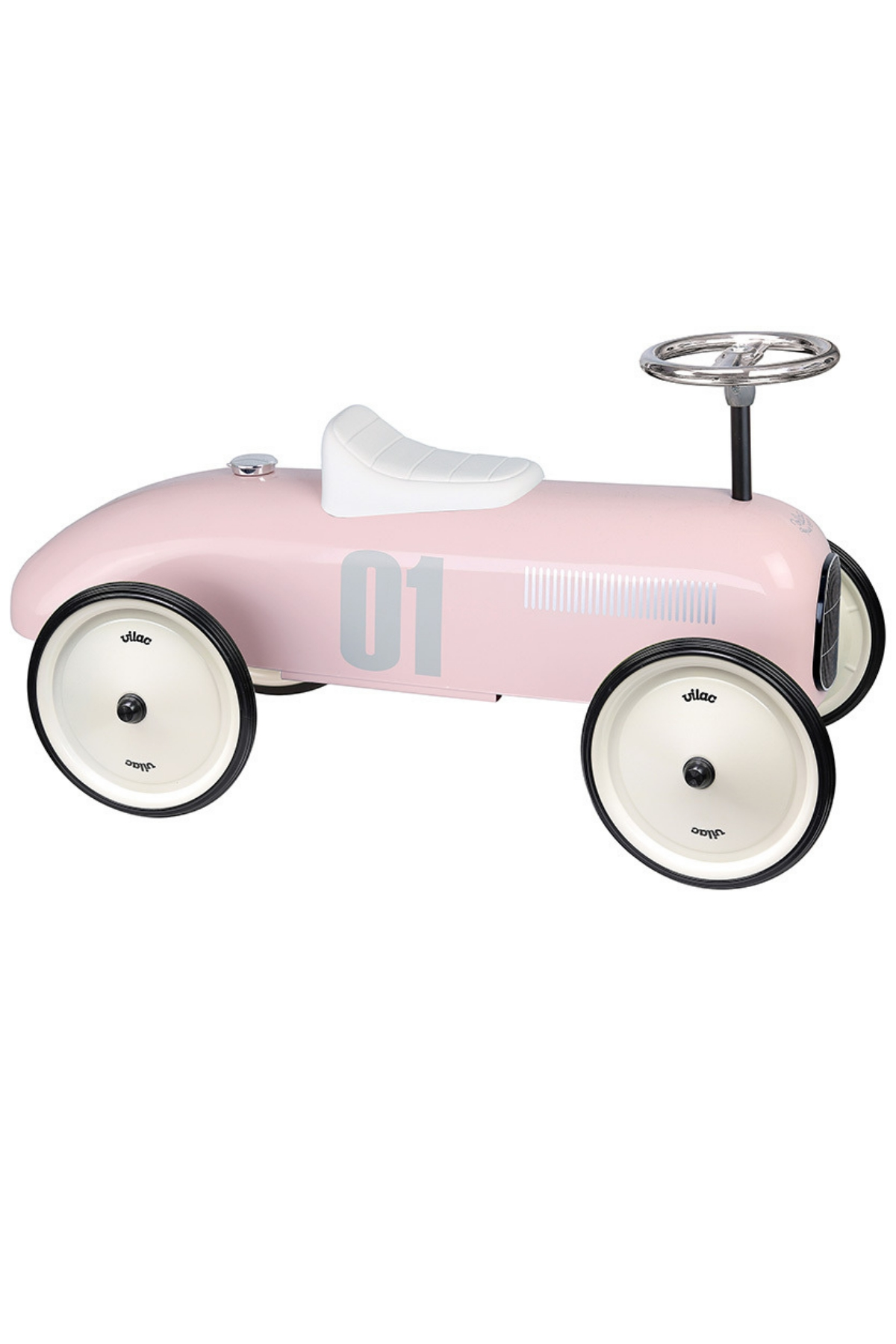 Vilac - Light Pink Vintage Car - Pembe Klasik Araba Çok Renkli