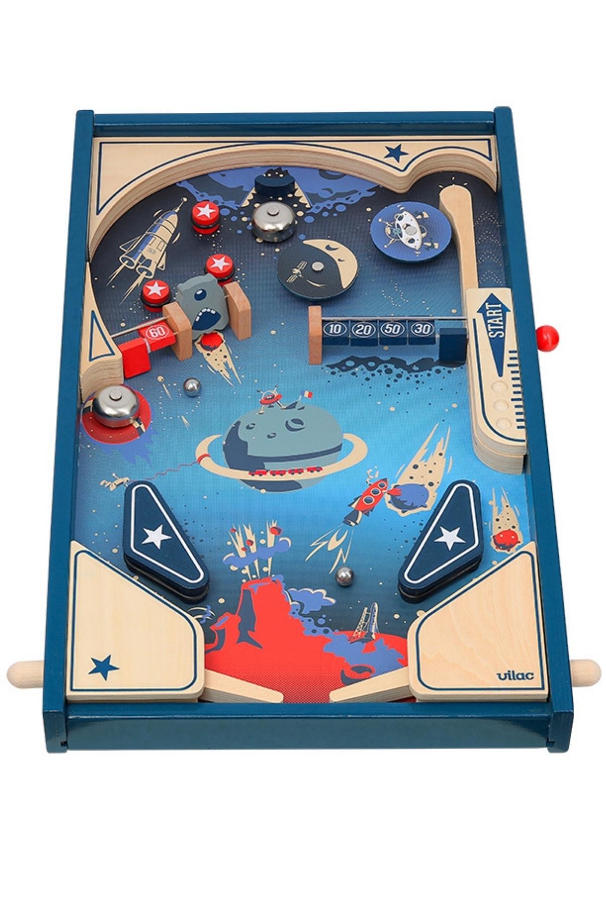 Vilac - Space - Pinball - Uzay Pinball Çok Renkli