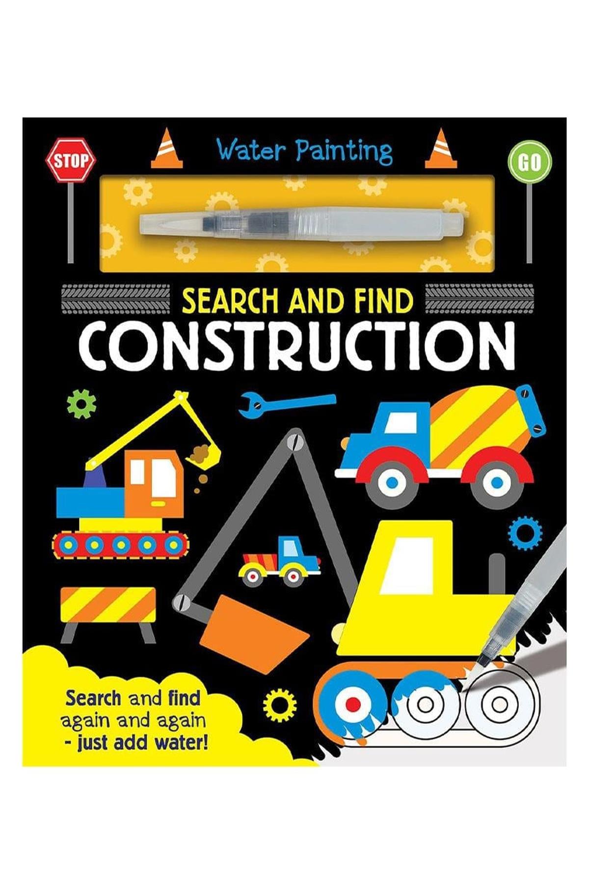Water Painting - Search and Find Construction Çok Renkli