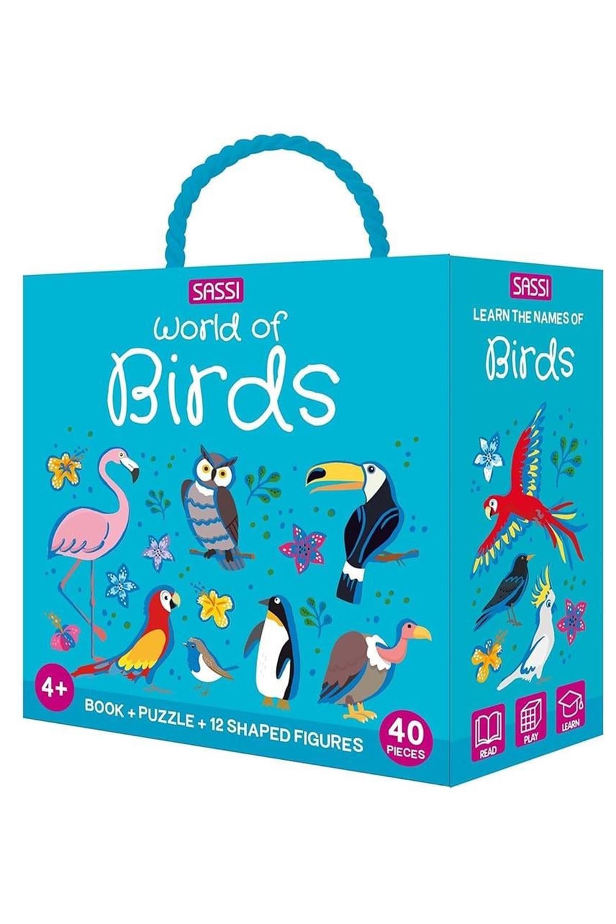 World of Birds - Book and Puzzle Çok Renkli