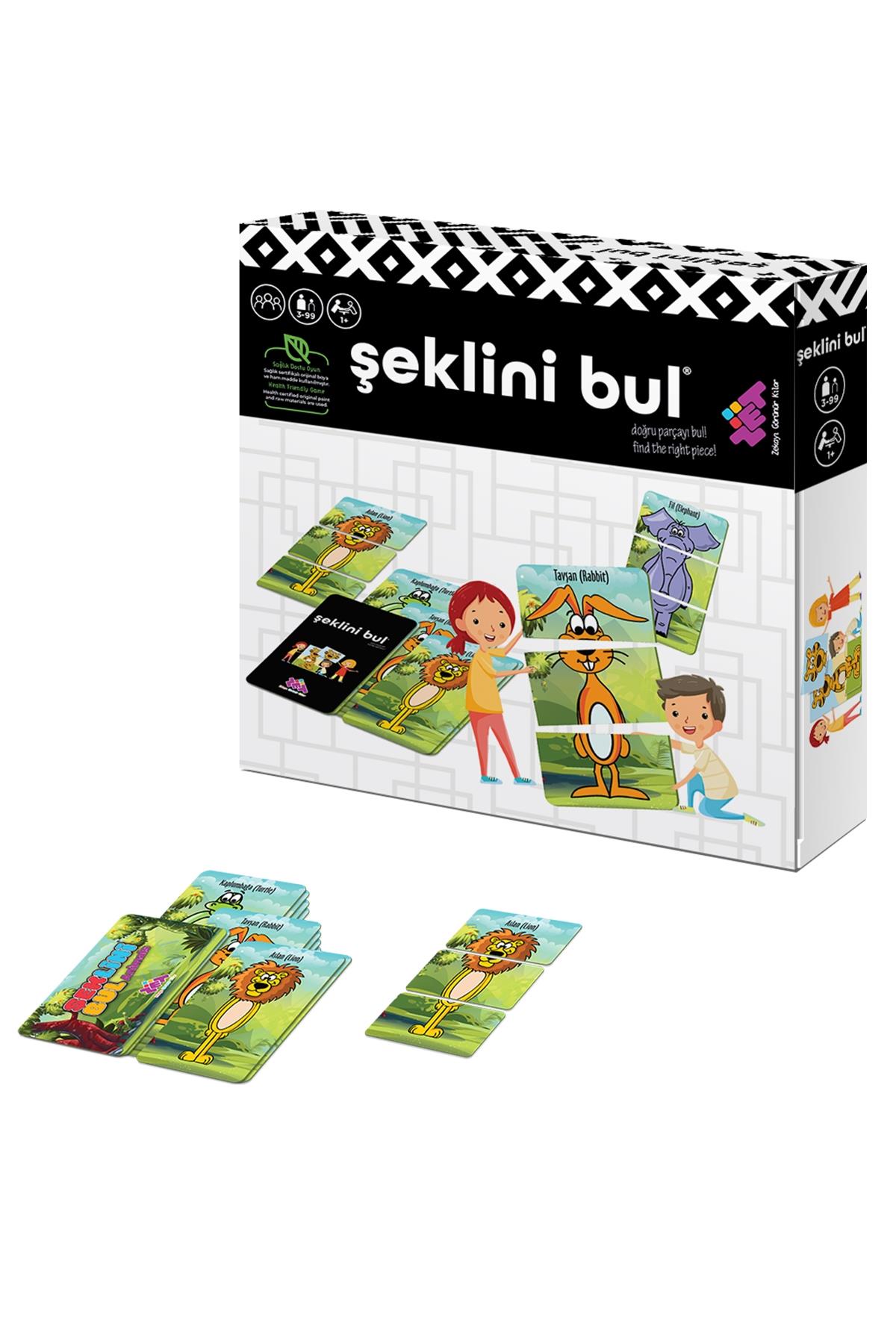 Zetzeka / ŞEKLİNİ BUL Çok Renkli