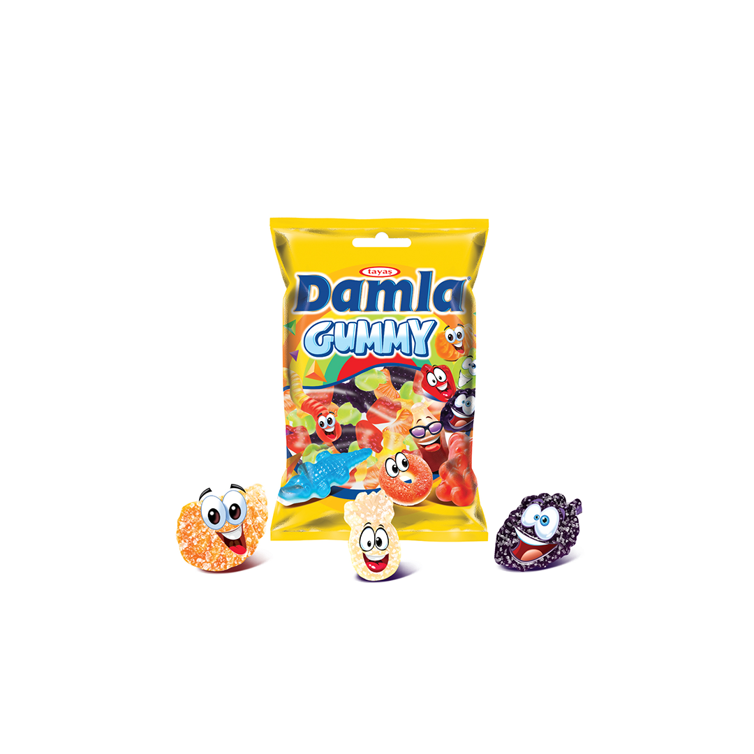 Damla Gummy Fruit Garden Sour 1 Kg Jel Şeker