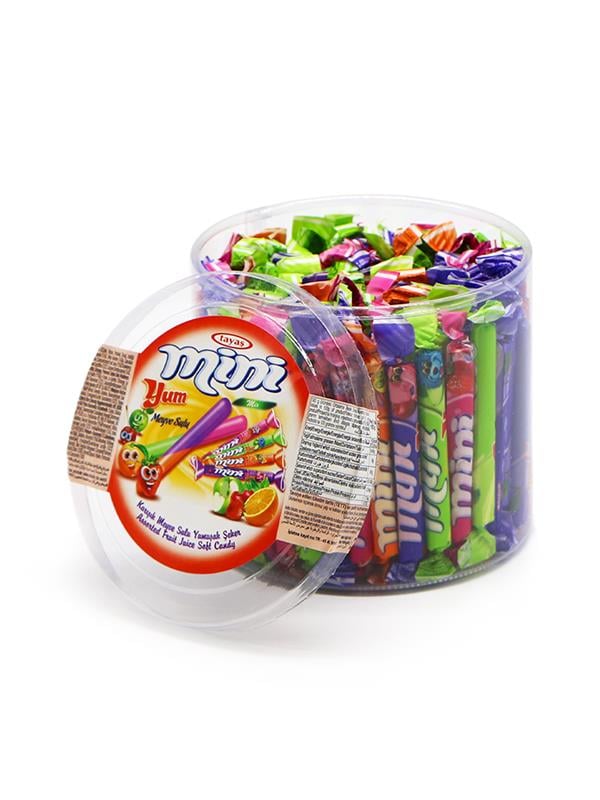 Miniyum Karışık Meyveli Yumuşak Şeker Pvc Kutu 804 Gr