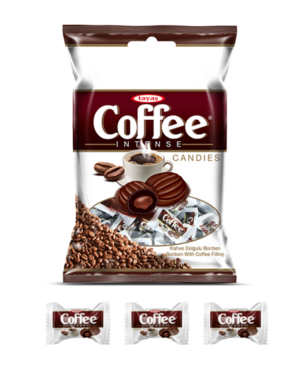 Coffee Intense Kahve Aromalı Sert Şeker 1 Kg Poşetli