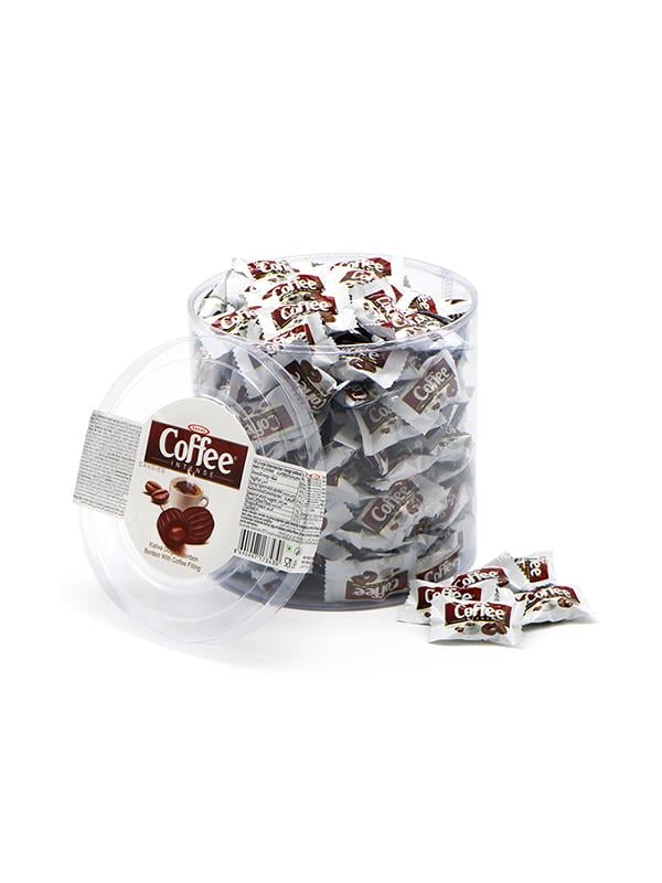 Coffee İntense Kahve Dolgulu Bonbon Şeker 1 Kg Pvc