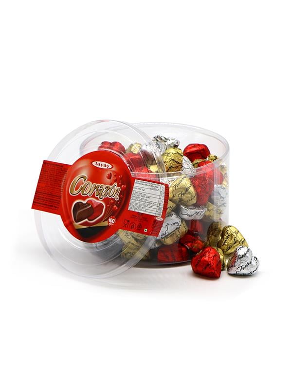 Corazon Kalpli Fındık Aroma Kremalı Çikolata 1 Kg Kutulu