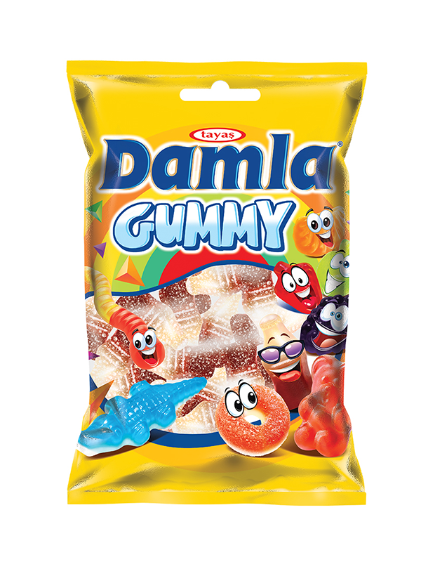 Damla Gummy Cola Sour 1 Kg Jel Şeker