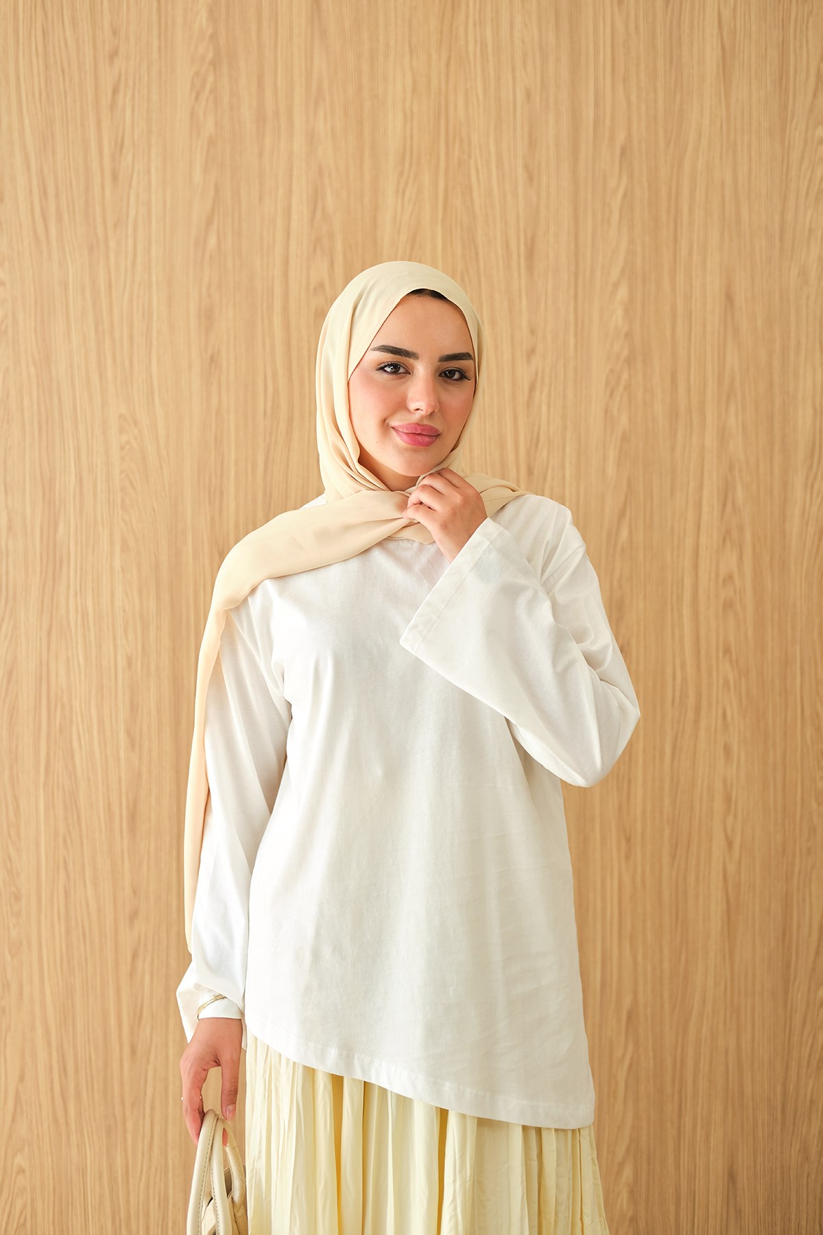Sıfır Yaka Body Ekru