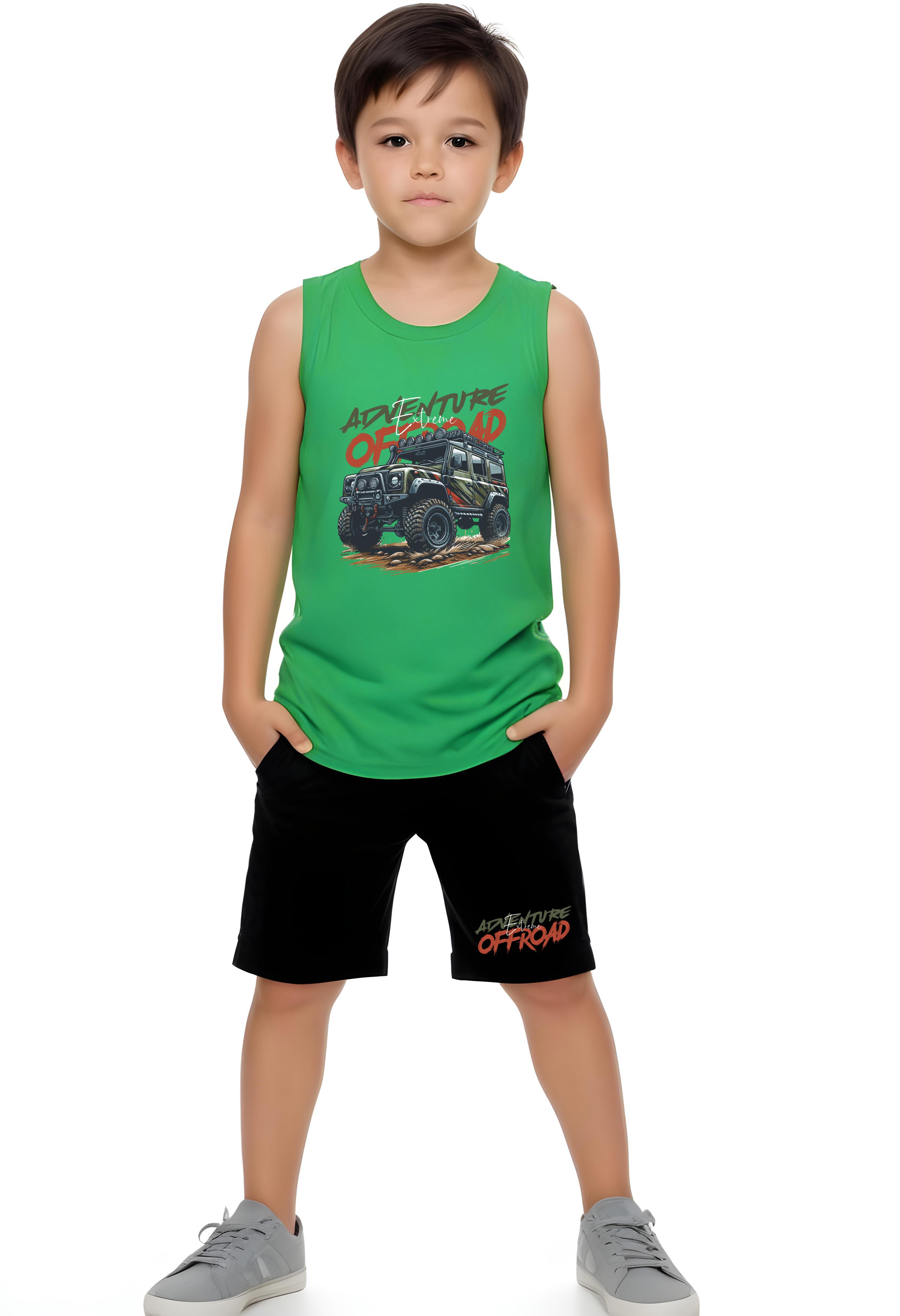 Erkek Çocuk ADVANTURE Baskılı alt-üst Takım