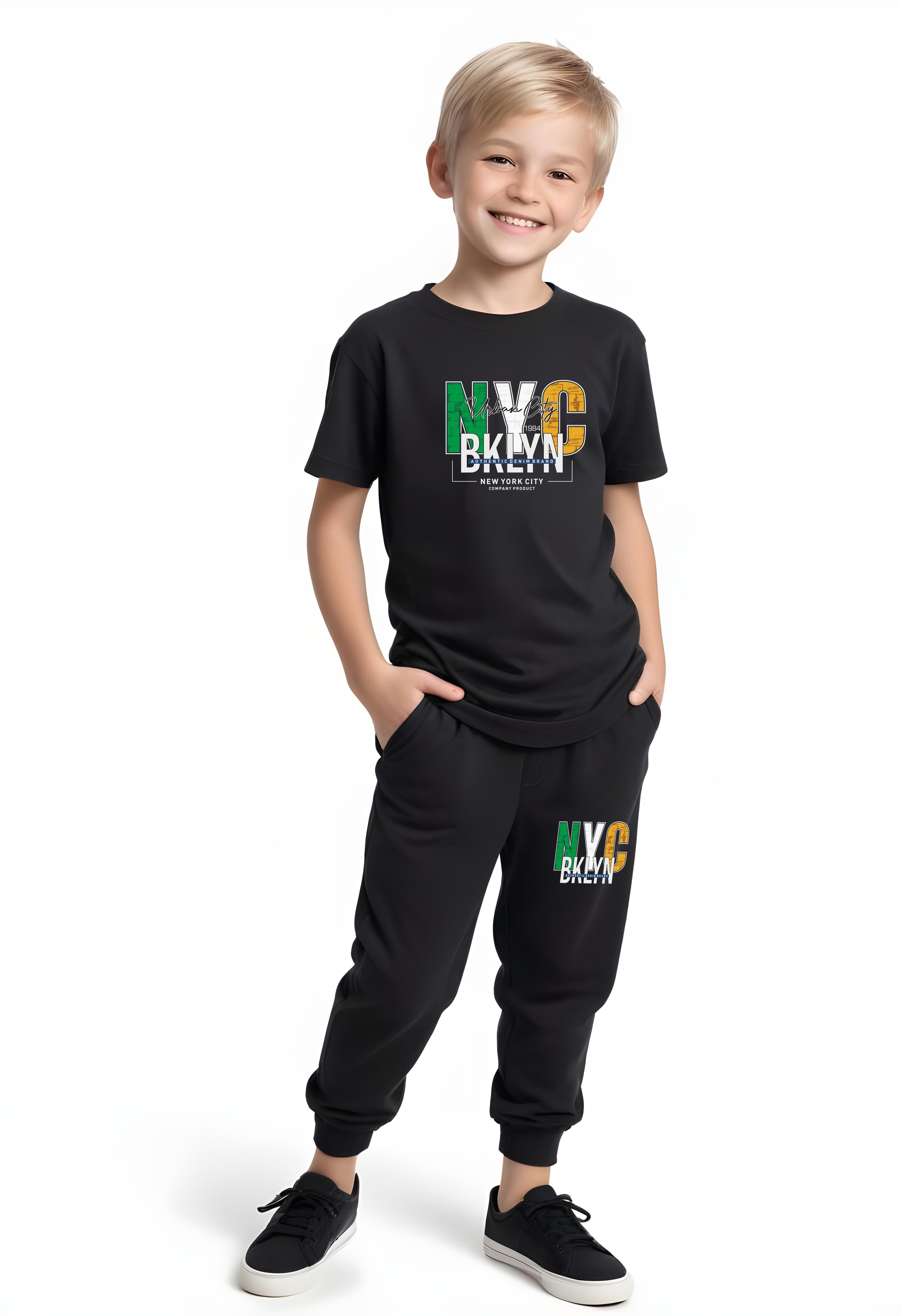 ERKEK ÇOCUK MEVSİMLİK NYC COLLEGE BASKILI ALT-ÜST TAKIM