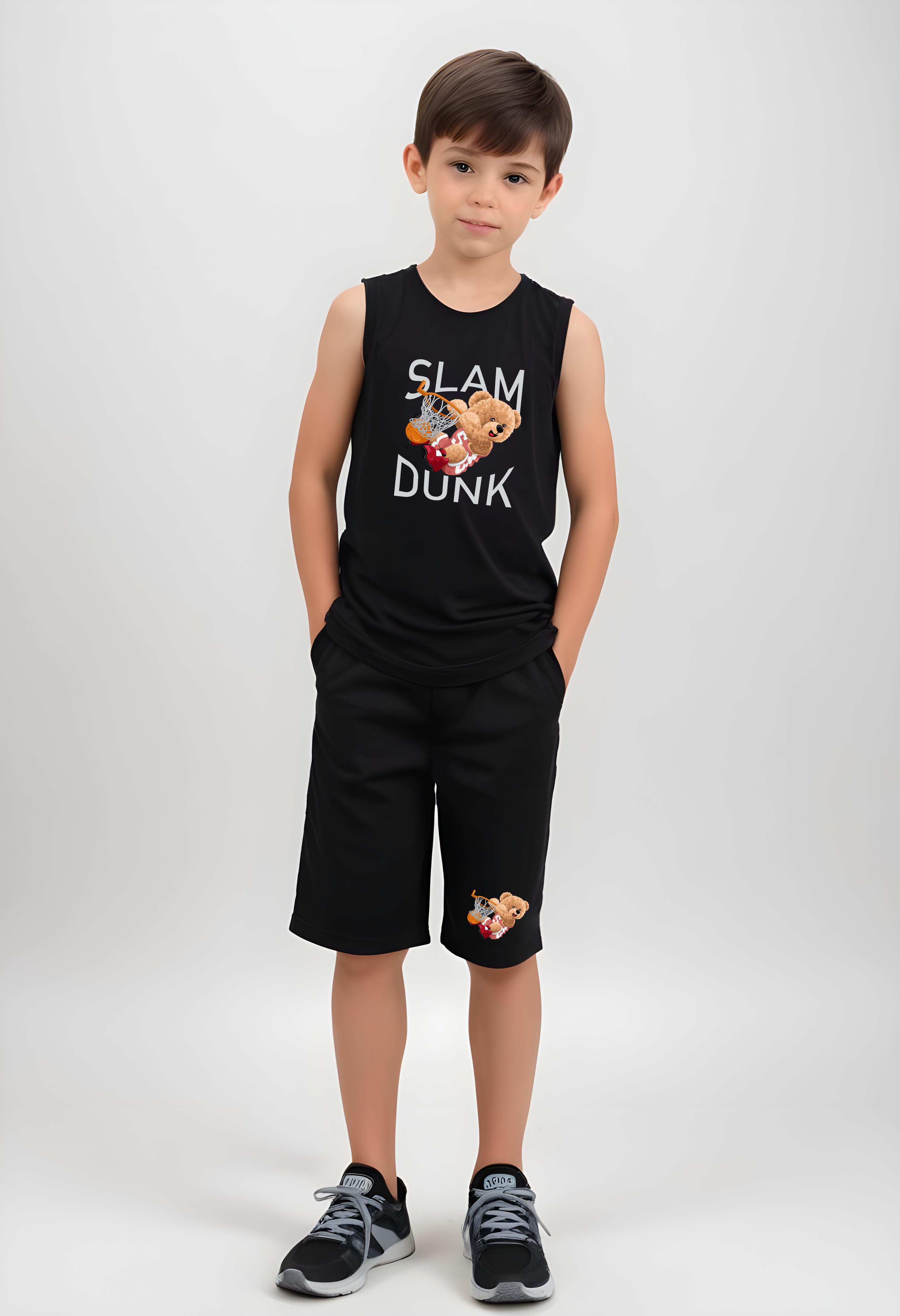 Erkek Çocuk SLAM DUNK Baskılı alt-üst Takım