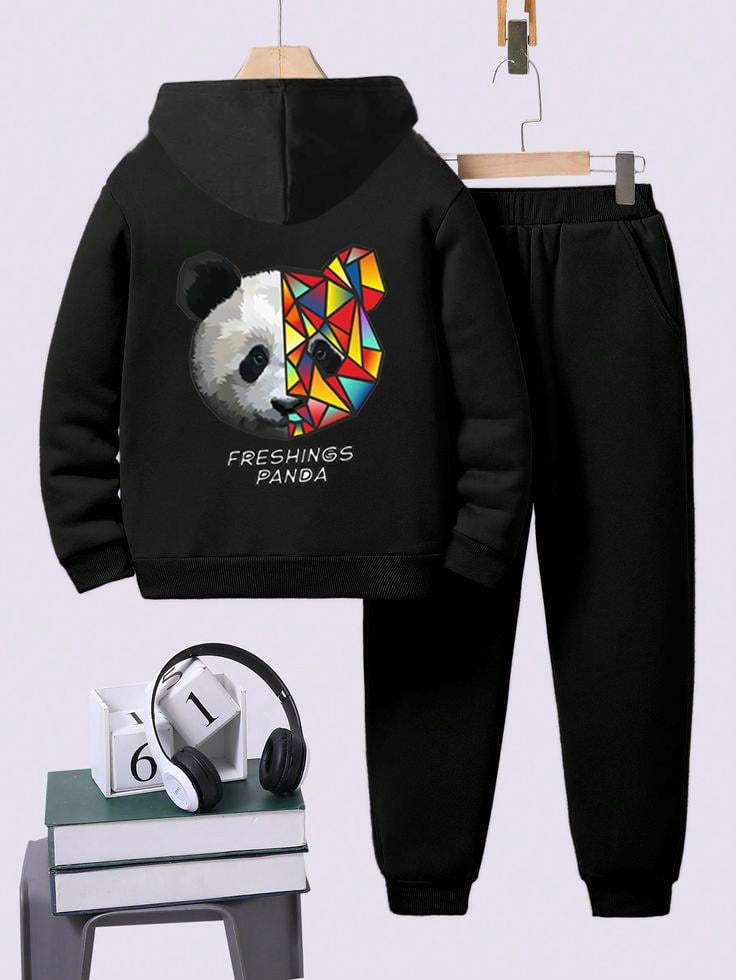 FYK KİDS PANDA BASKILI EŞOFMAN TAKIMI