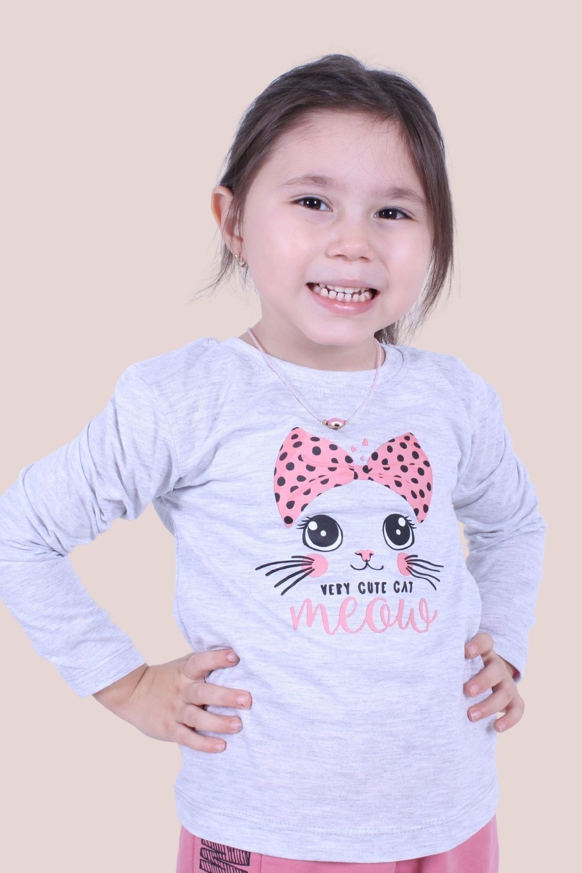 Kız Çocuk Uzun Kol Sweatshirt