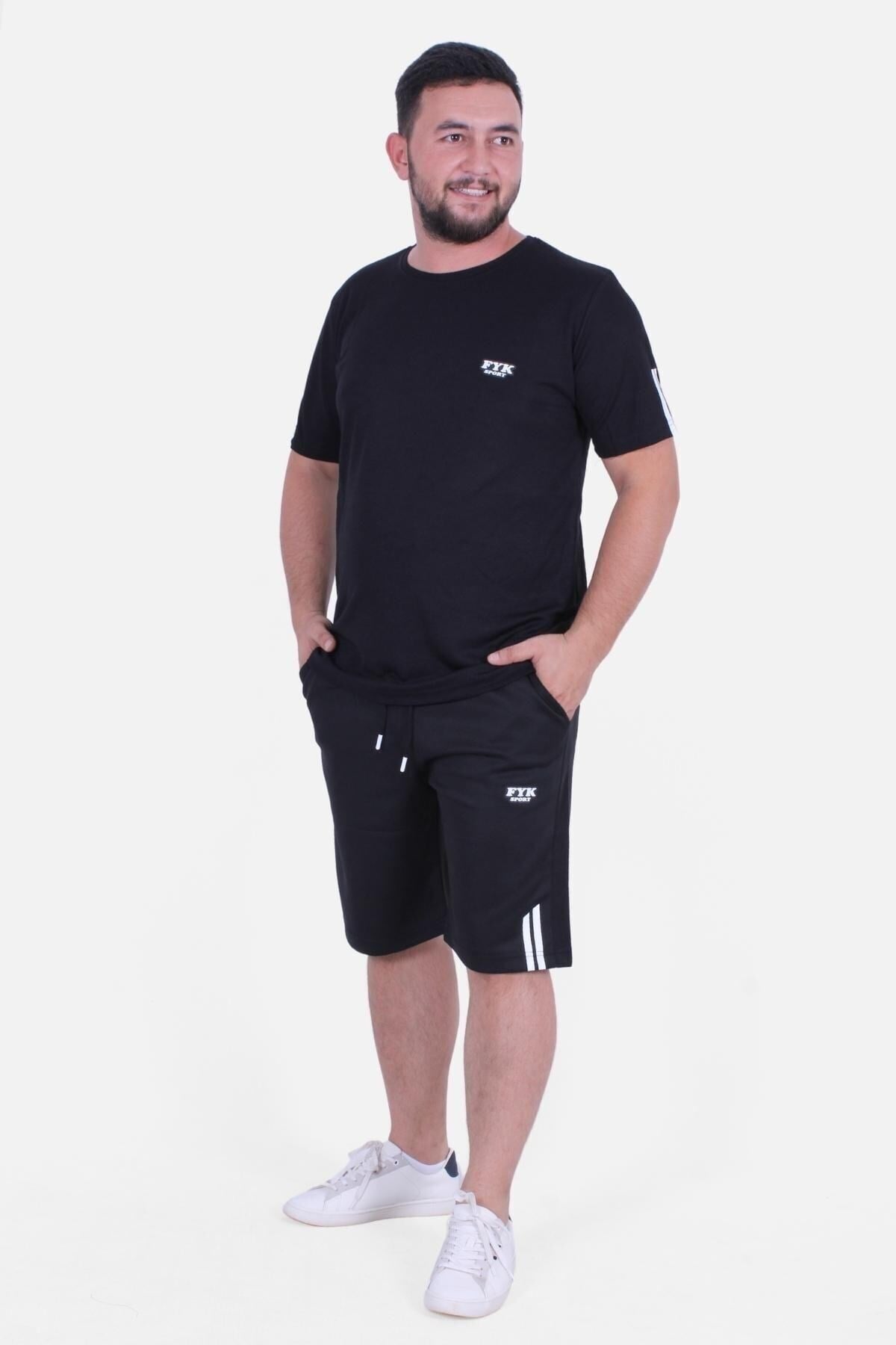 S-M-L-XL-XXL SLİM FİT ÇİZGİ DETAYLI ERKEK EŞOFMAN TAKIMI