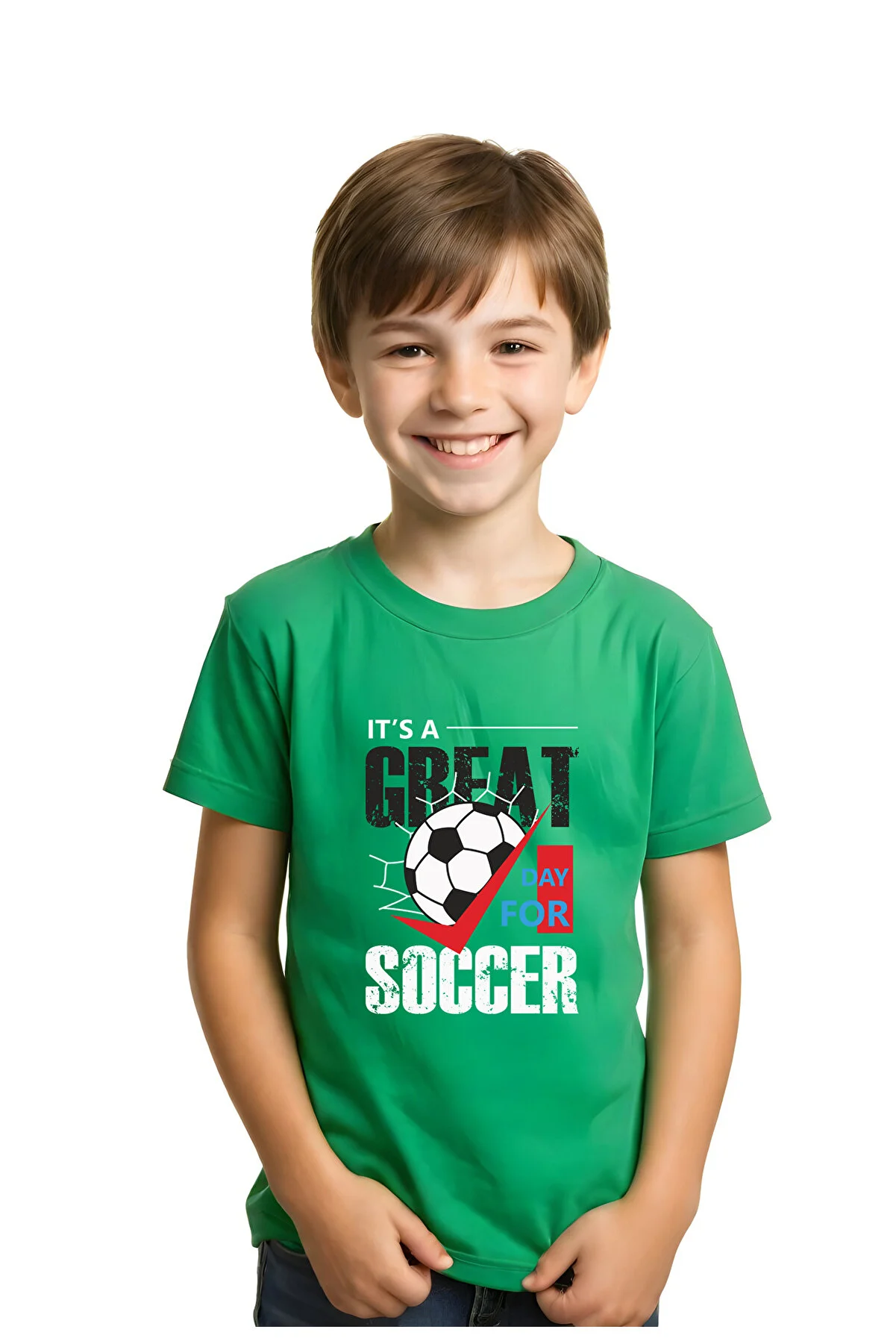 UNİSEXS ÇOCUK BASKILI BASIC KISA KOLLU T-SHİRT