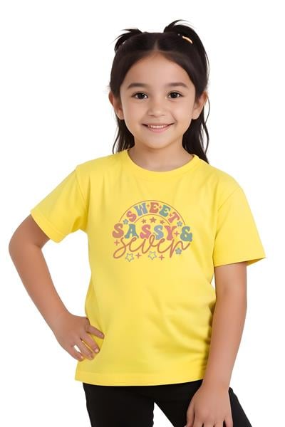 KIZ ÇOCUK SWEAT SASSY BASKILI TİŞÖRT