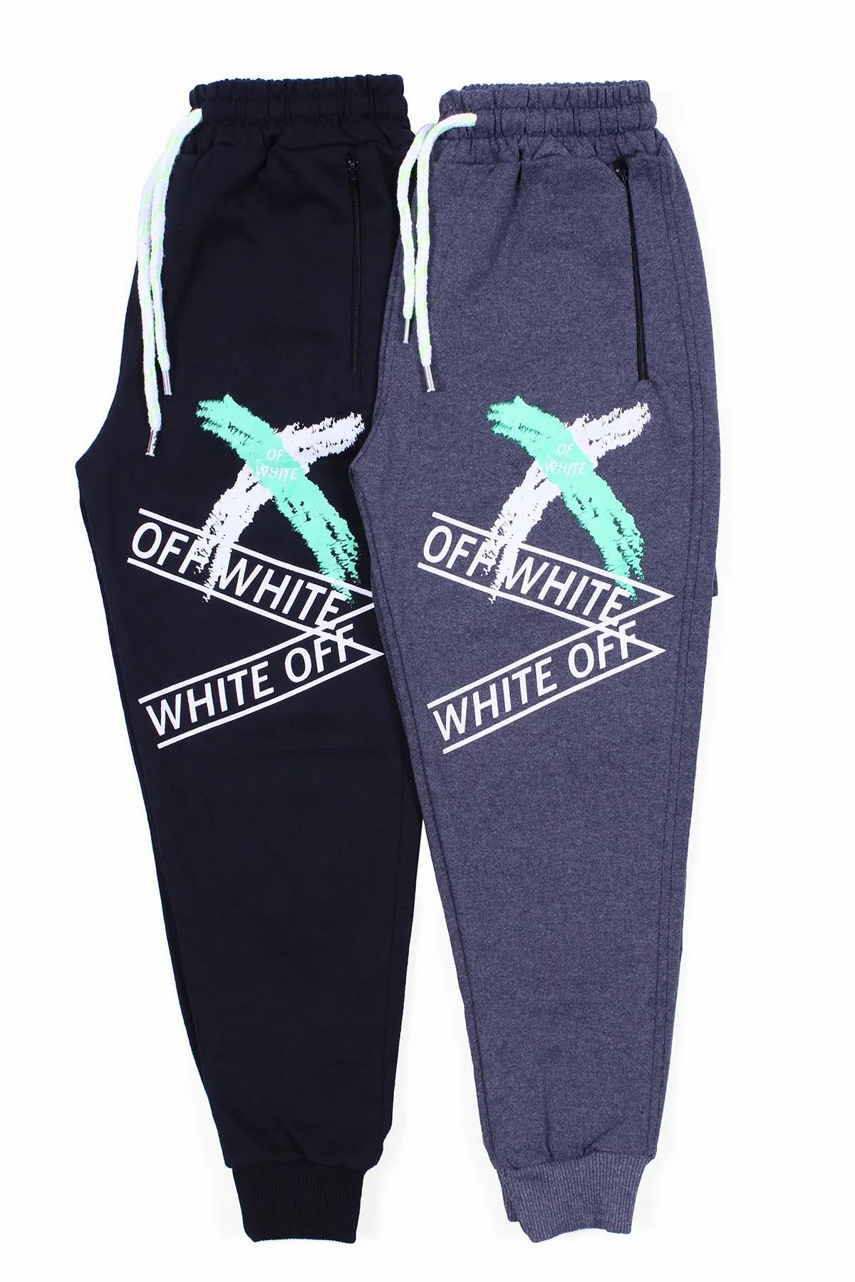 2 Li Fermuarlı, Baskılı X Collection Erkek Çocuk Eşofman Altı