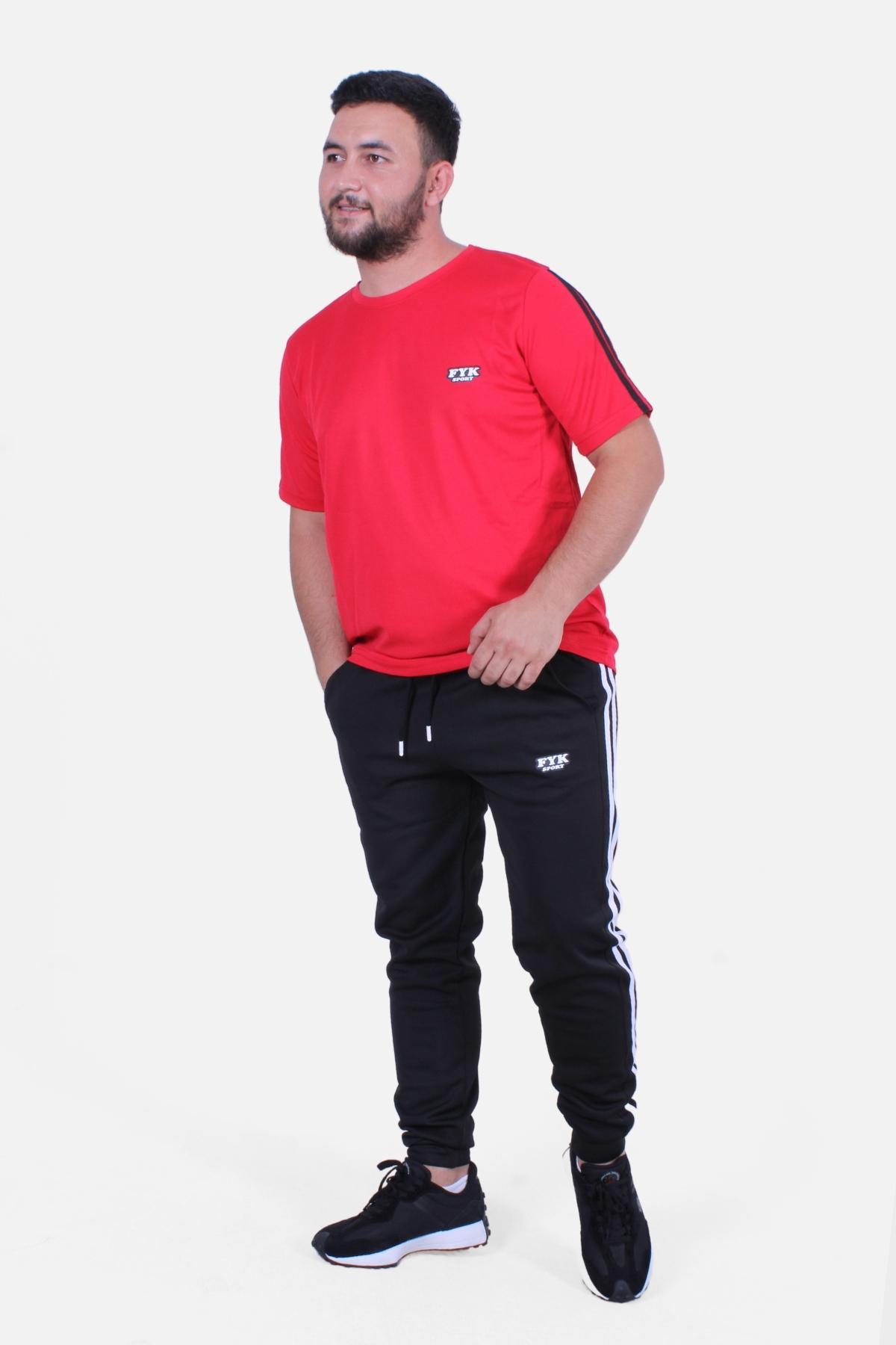 ÇİZGİ DETAYLI ERKEK EŞOFMAN TAKIMI
