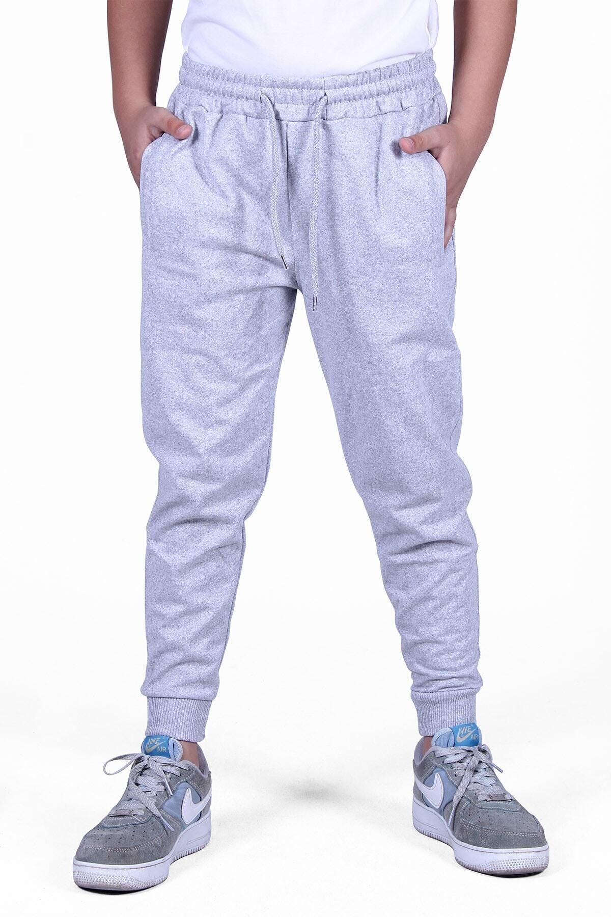 Düz Cepli Jogger Erkek Çocuk Eşofman Altı