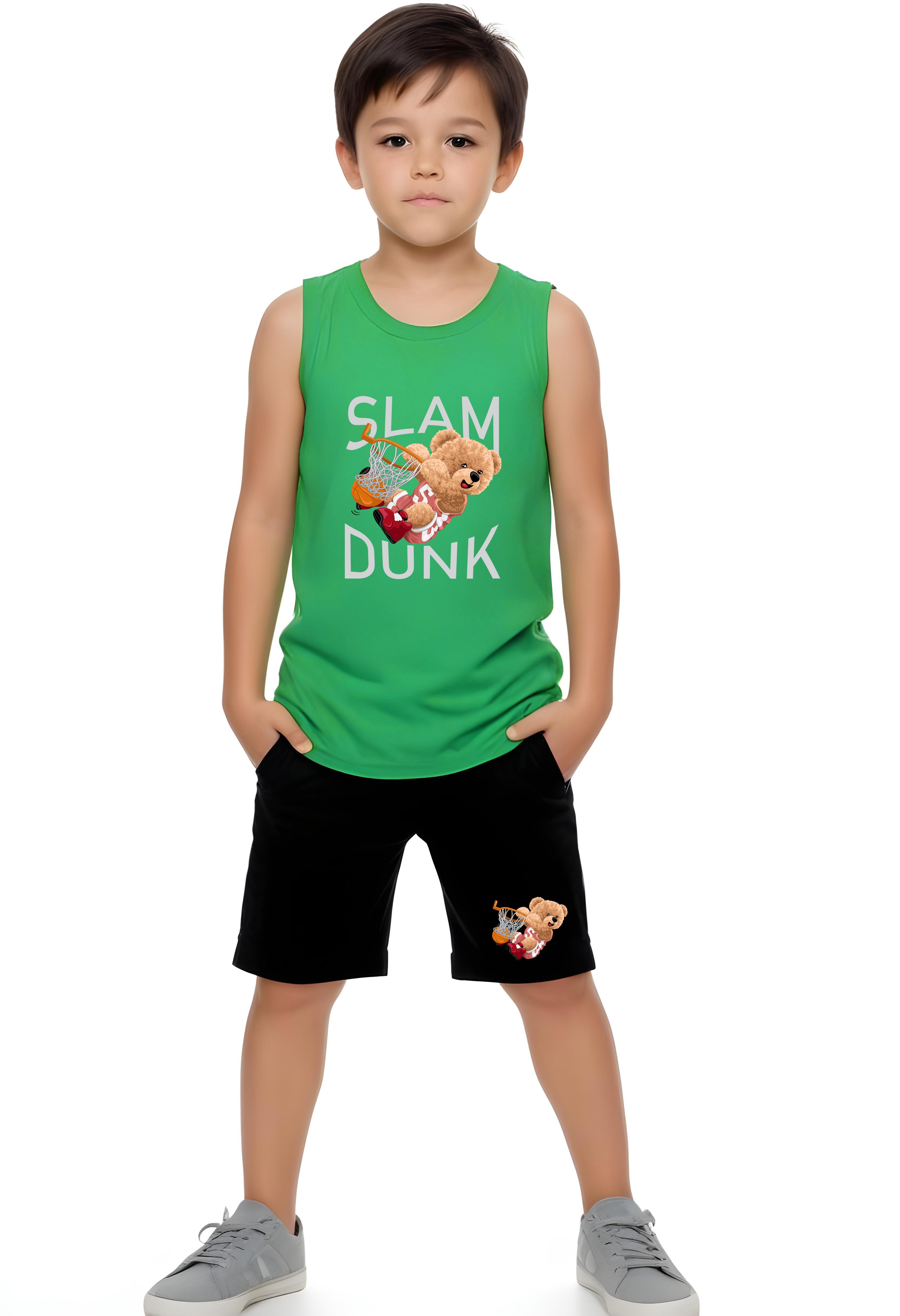 Erkek Çocuk SLAM DUNK Baskılı alt-üst Takım