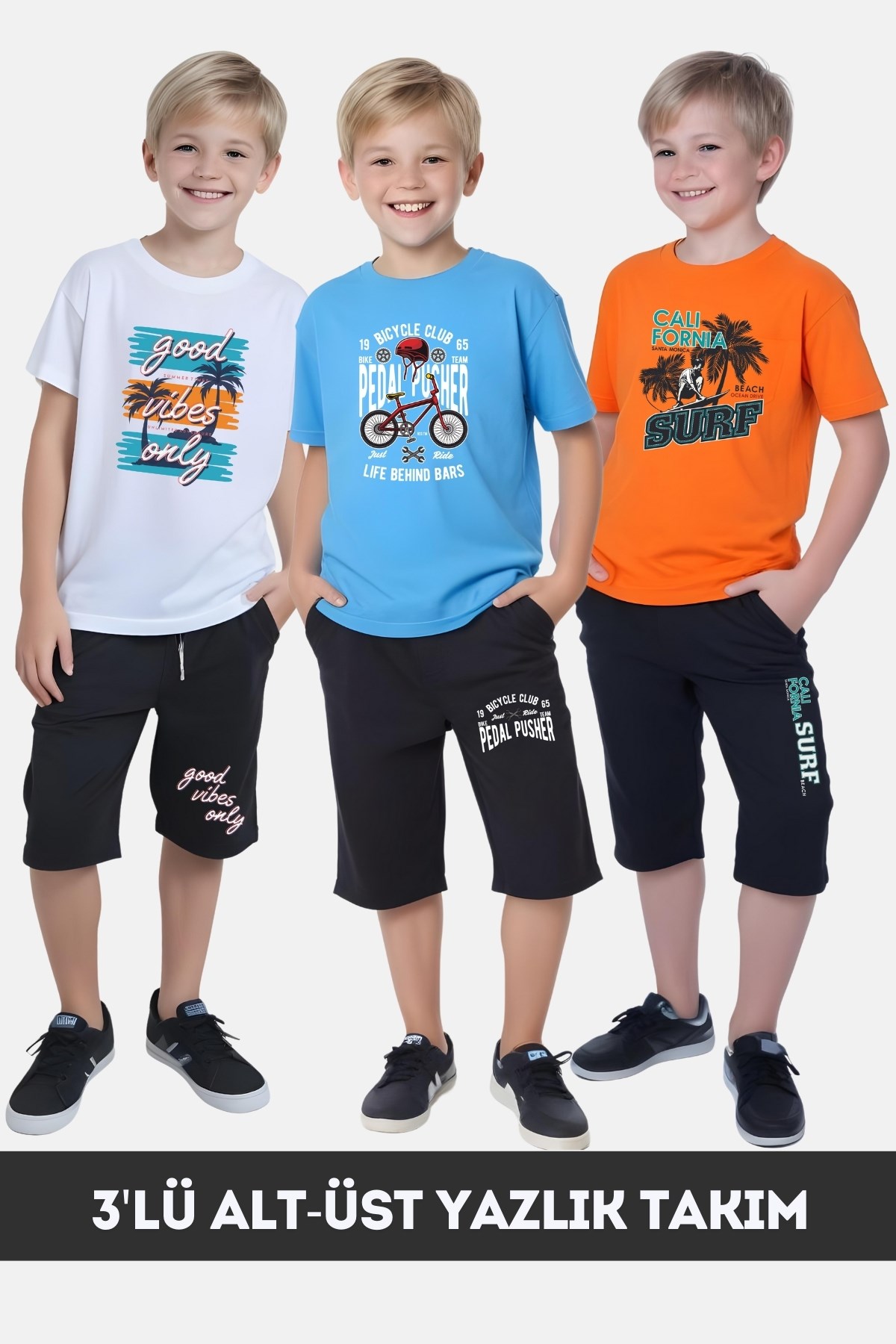 ERKEK ÇOCUK YAZLIK SLAM DUNK-GAMING-VARCİTY BASKILI ALT-ÜST TAKIM