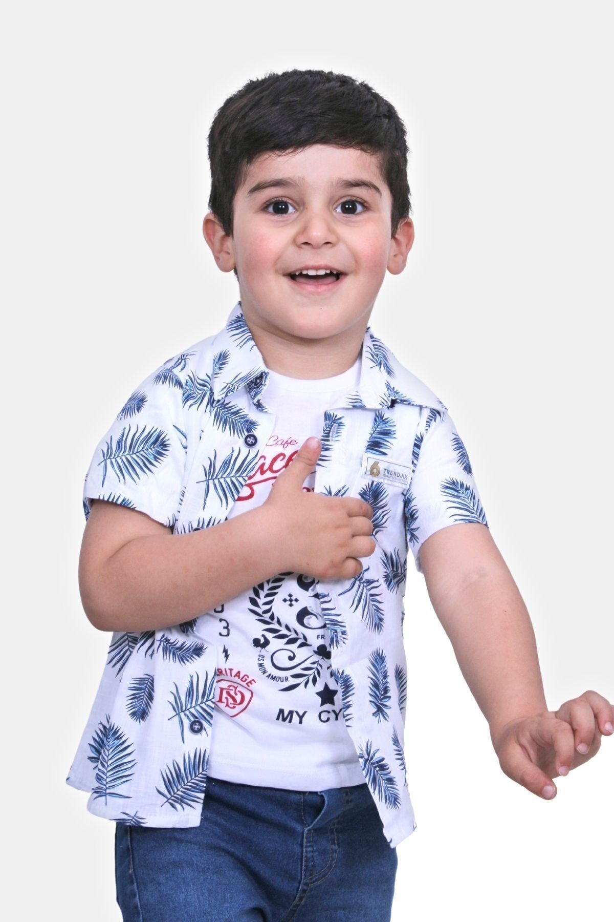 Fyk Kids Erkek Çocuk Gömlek-Tişört 2li Üst Giyim