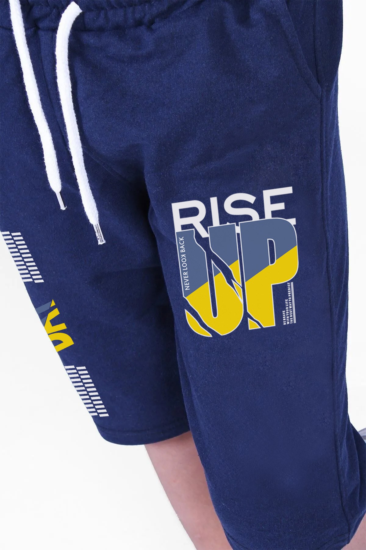 Fyk Kids RISE UP Baskılı, Erkek Çocuk Kapri&şort