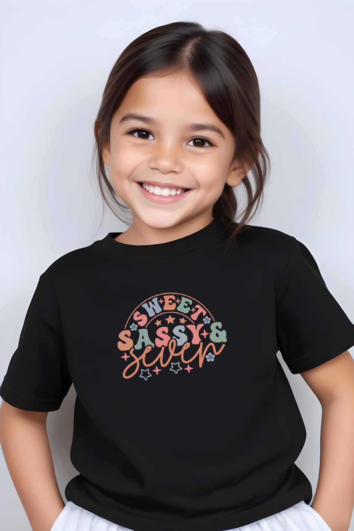 KIZ ÇOCUK SWEAT SASSY BASKILI TİŞÖRT