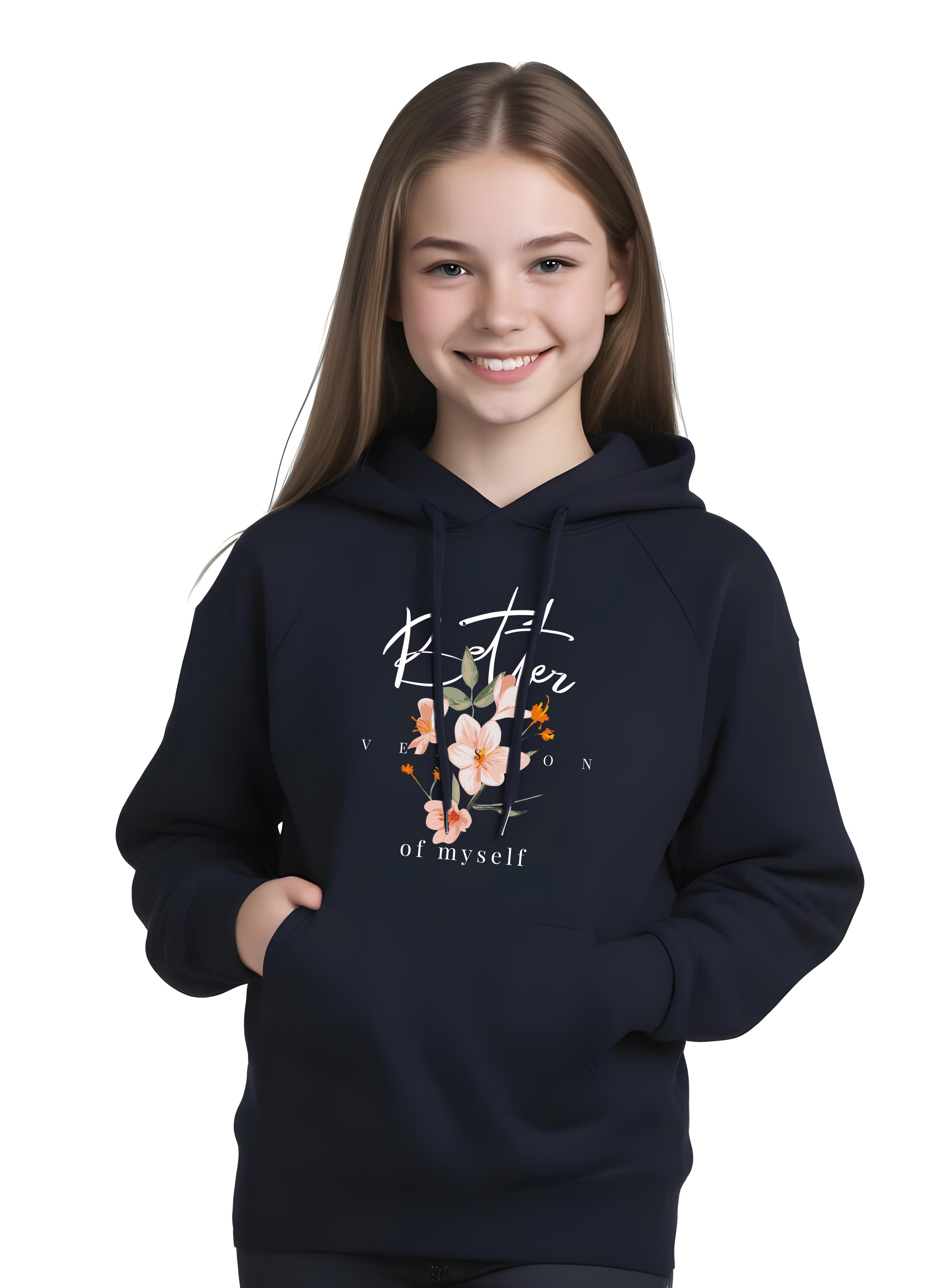 KIZ ÇOCUK ÜST-BASKILI SWEATSHİRT