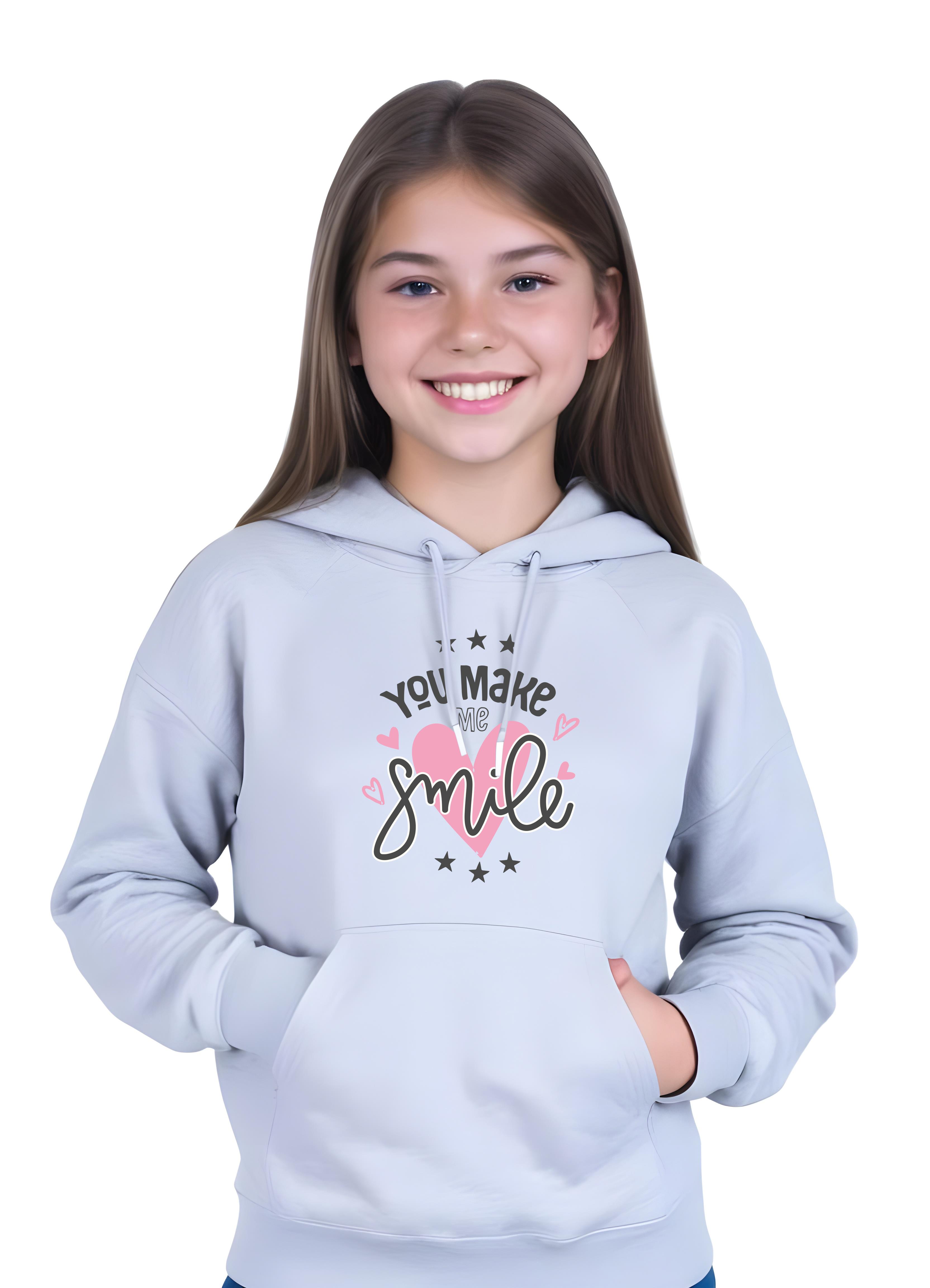 KIZ ÇOCUK ÜST-BASKILI SWEATSHİRT