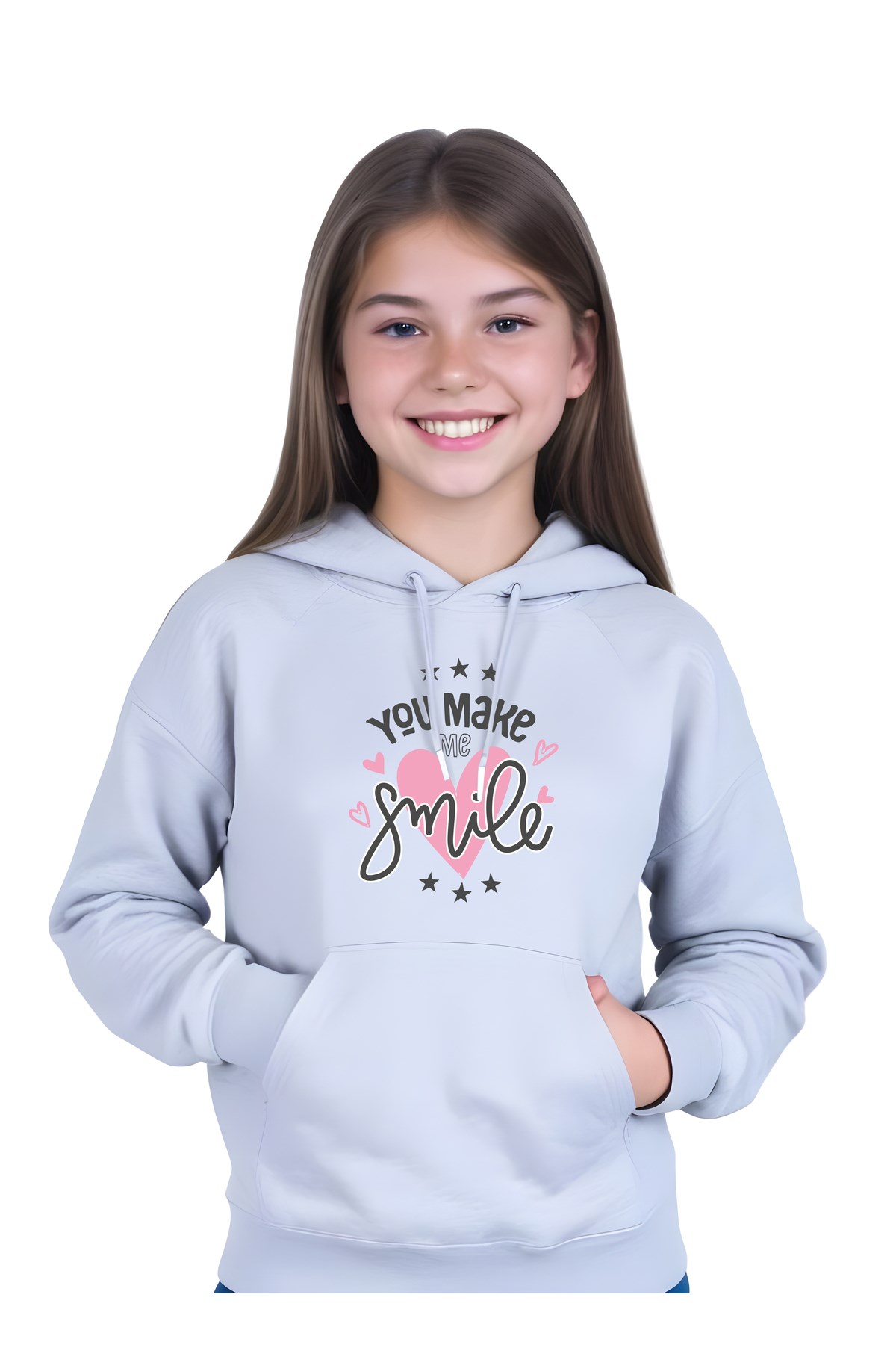 KIZ ÇOCUK ÜST-BASKILI SWEATSHİRT
