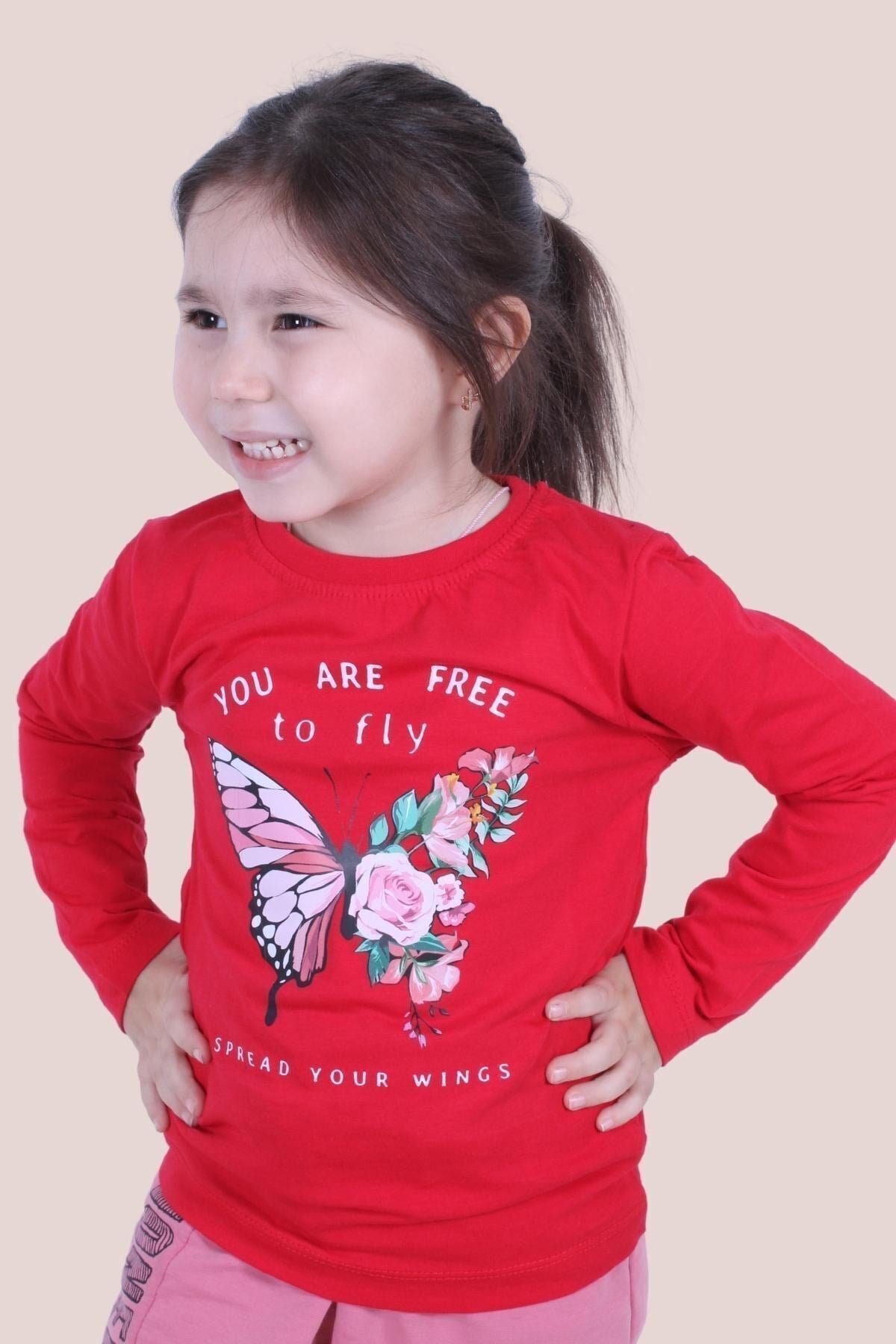 Kız Çocuk Uzun Kol Sweatshirt