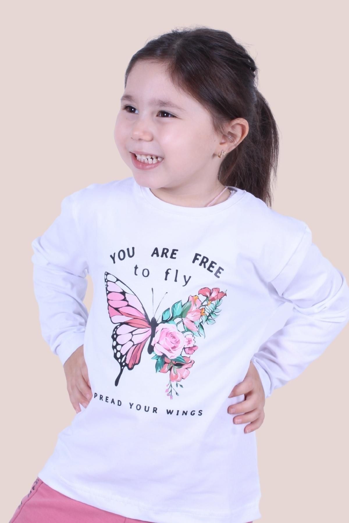 Kız Çocuk Uzun Kol Sweatshirt