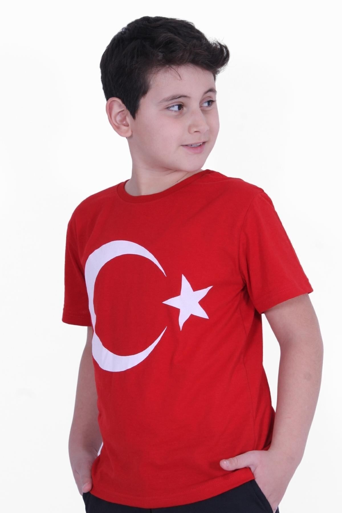 Kopya - Ay Yıldız Baskılı Atatürk Imzalı Unisexs T-shırt
