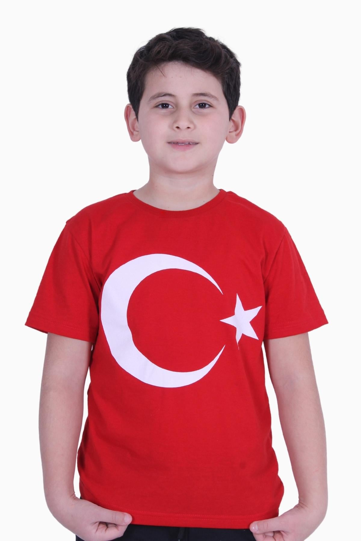 Kopya - Ay Yıldız Baskılı Atatürk Imzalı Unisexs T-shırt