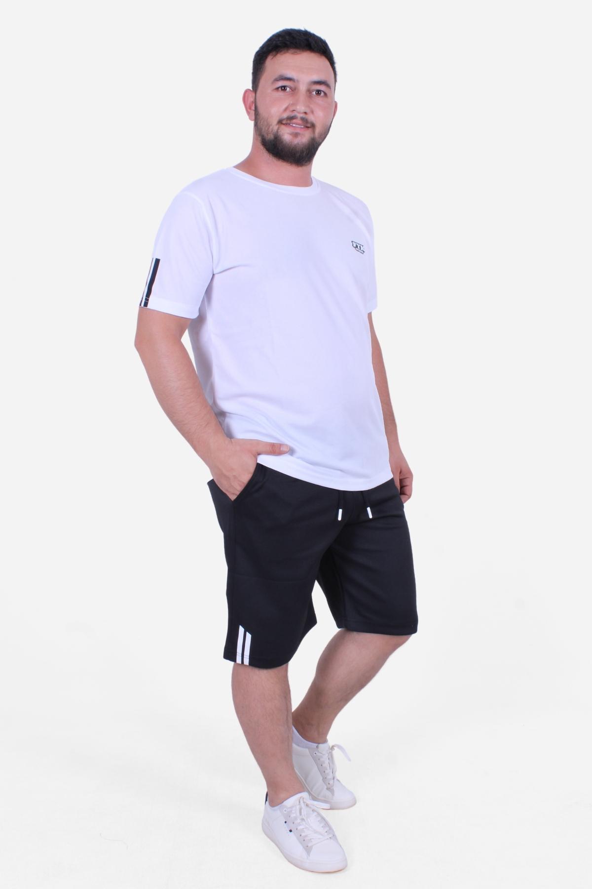 S-M-L-XL-XXL SLİM FİT ÇİZGİ DETAYLI ERKEK EŞOFMAN TAKIMI