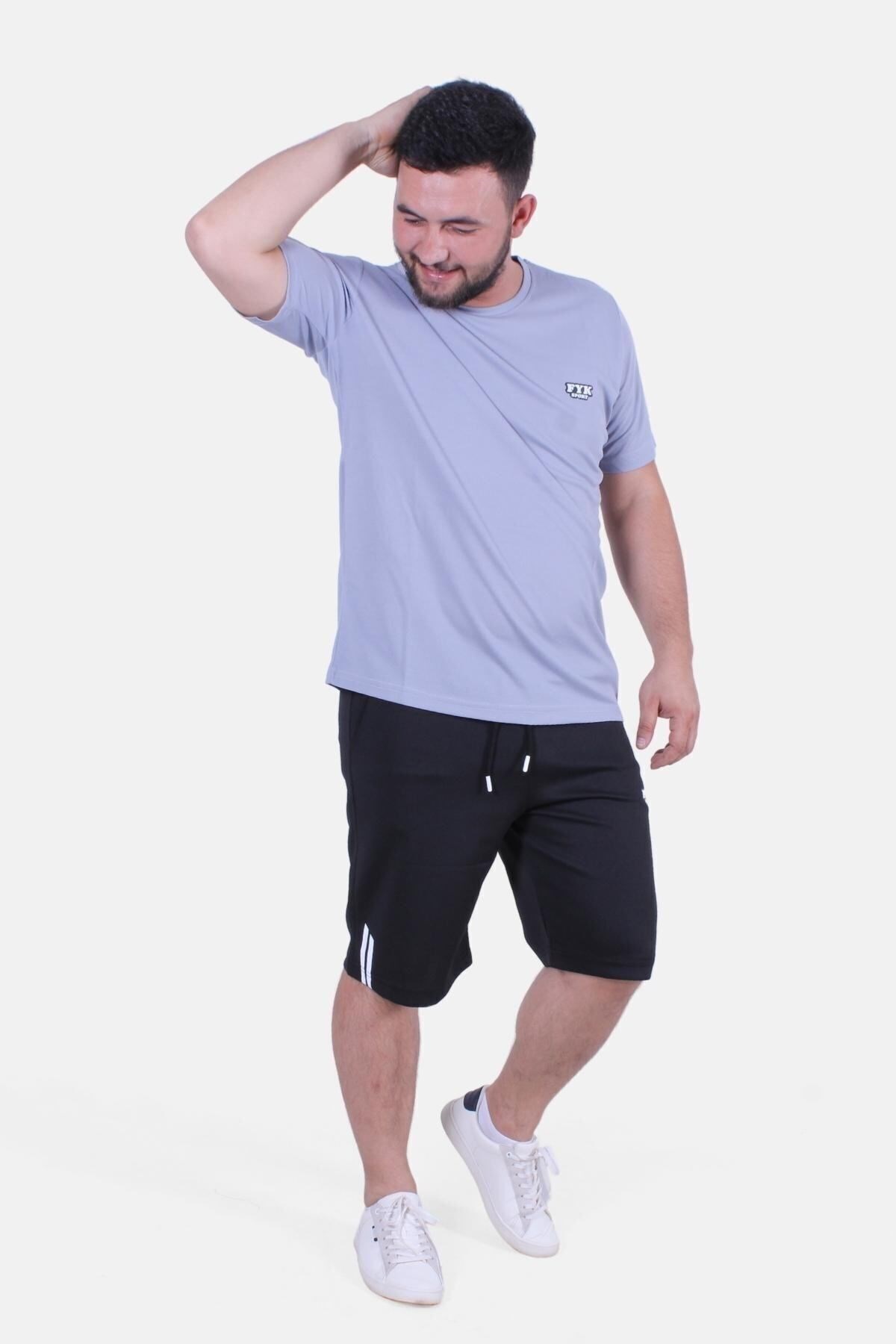 S-M-L-XL-XXL SLİM FİT ÇİZGİ DETAYLI ERKEK EŞOFMAN TAKIMI
