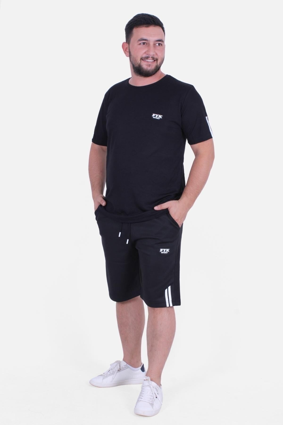 S-M-L-XL-XXL SLİM FİT ÇİZGİ DETAYLI ERKEK EŞOFMAN TAKIMI