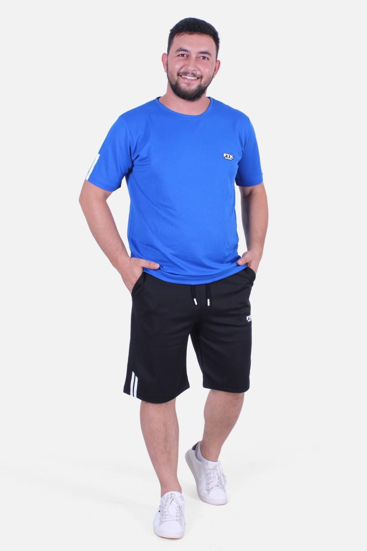 S-M-L-XL-XXL SLİM FİT ÇİZGİ DETAYLI ERKEK EŞOFMAN TAKIMI