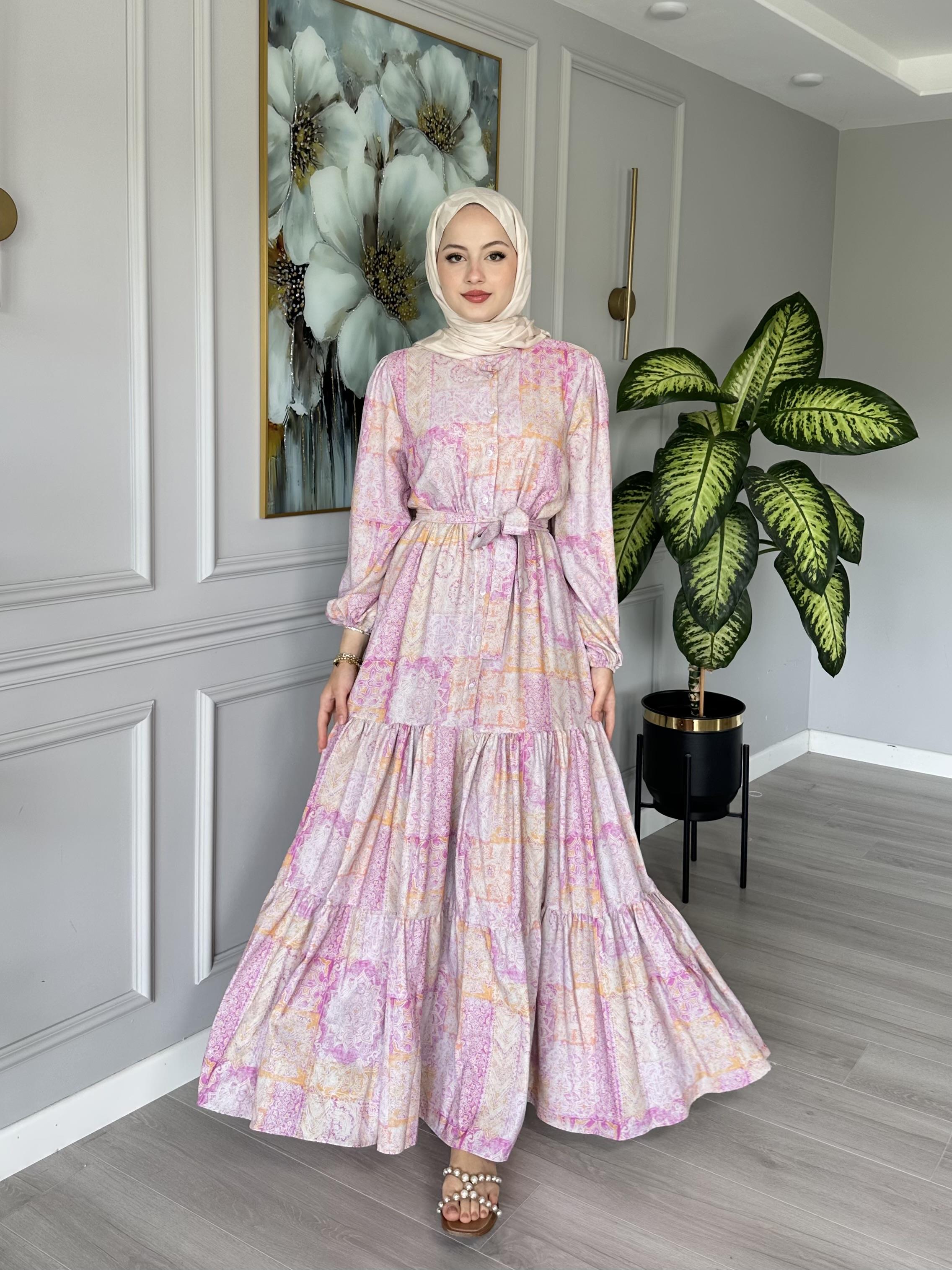 Yaz Elbisesi Pembe
