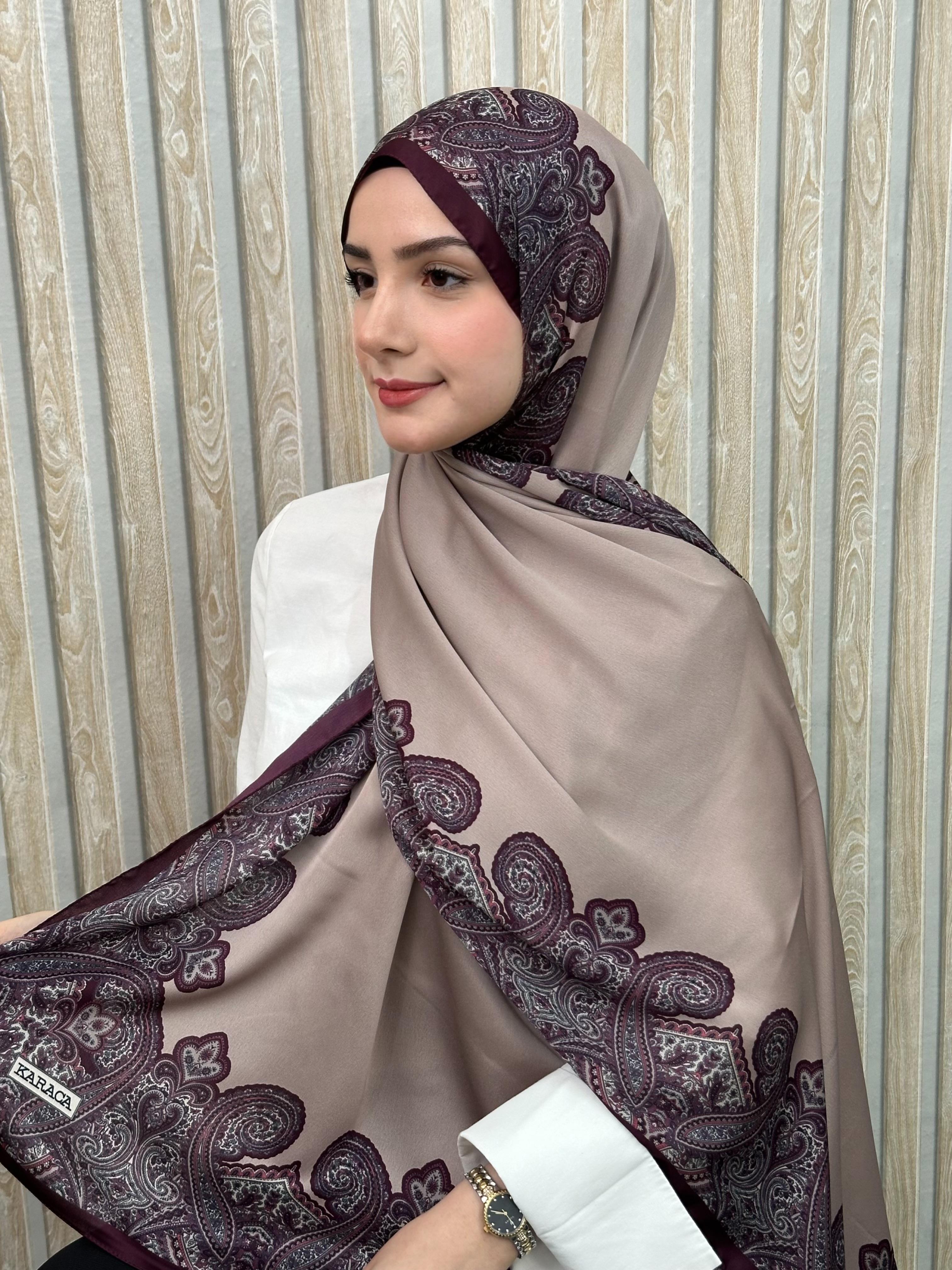 Gülkurusu Roza Deluxe İpek Şal