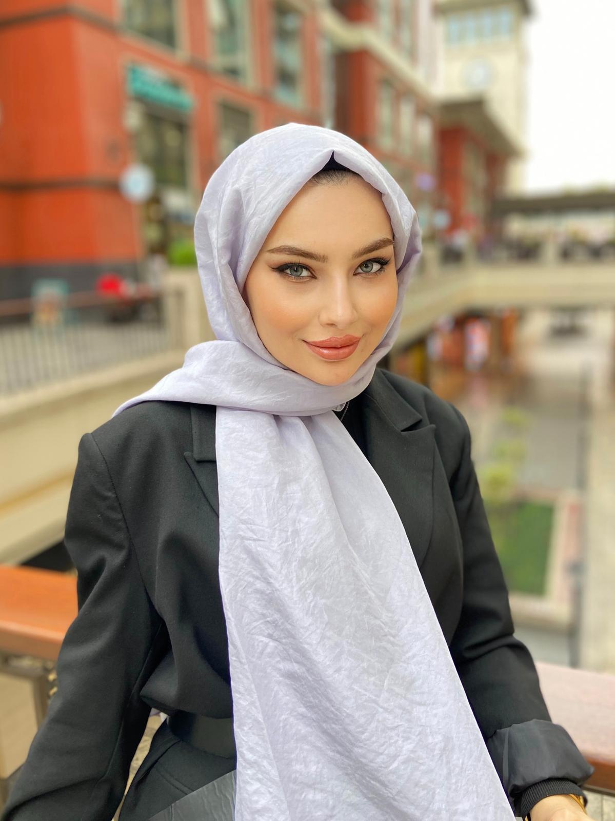 Gümüş Relax Vual  Şal 